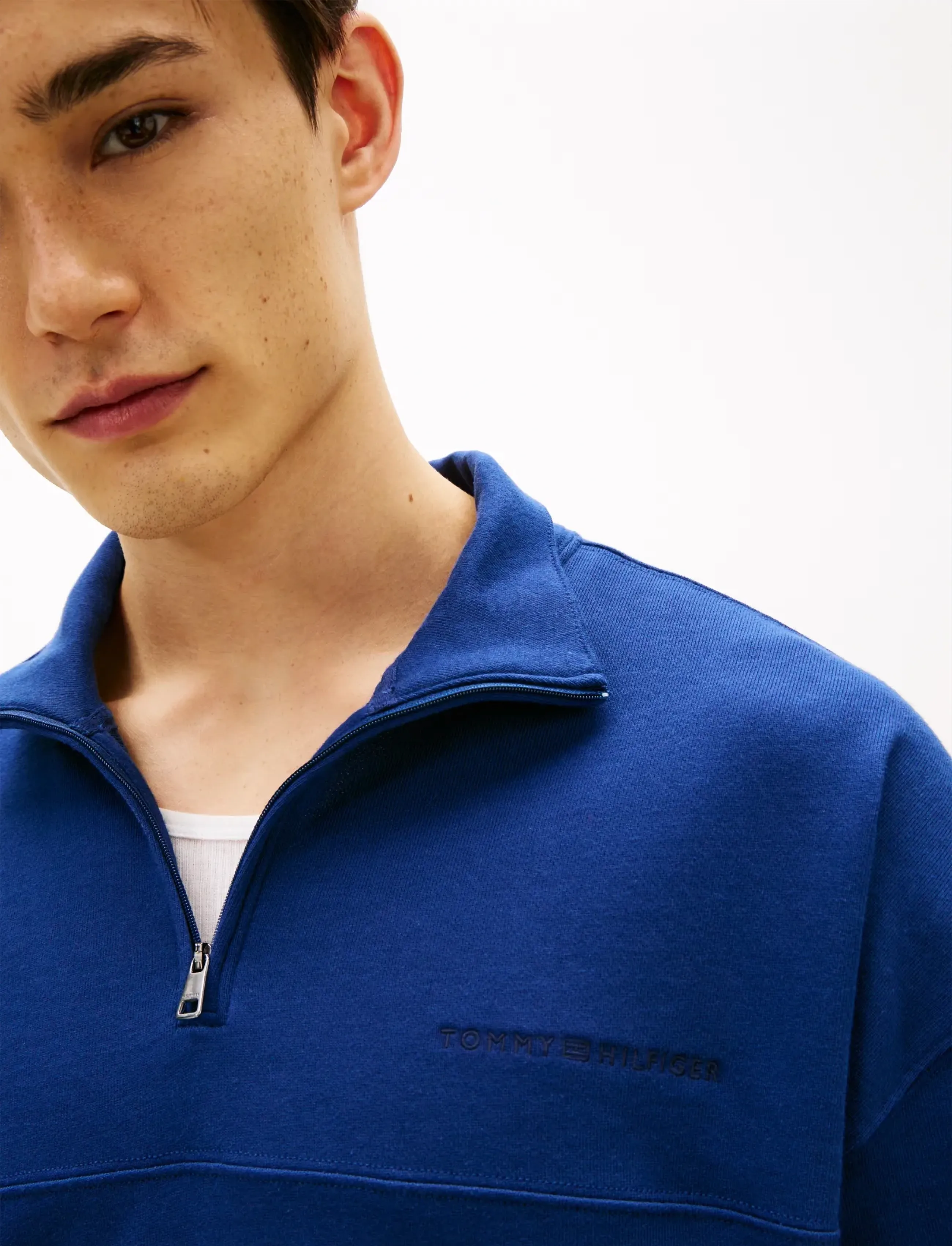 Tommy Hilfiger - HALF ZIP - sweatshirts - preppy navy - 4