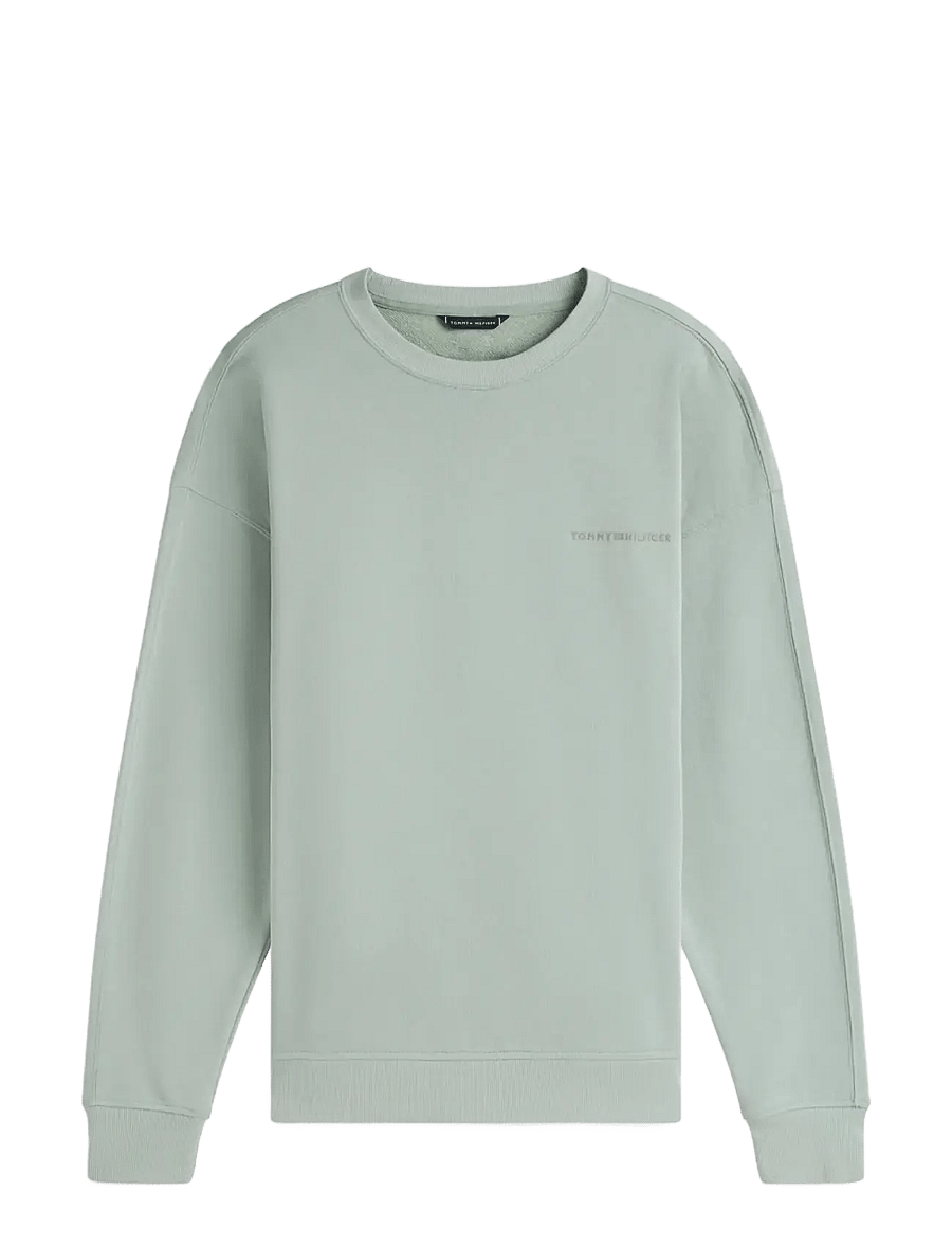 Tommy Hilfiger - TRACK TOP - sweatshirts - minty grey - 1