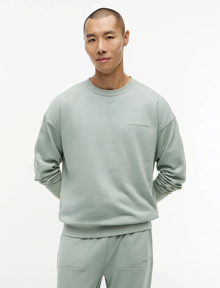 Tommy Hilfiger - TRACK TOP - sweatshirts - minty grey - 0
