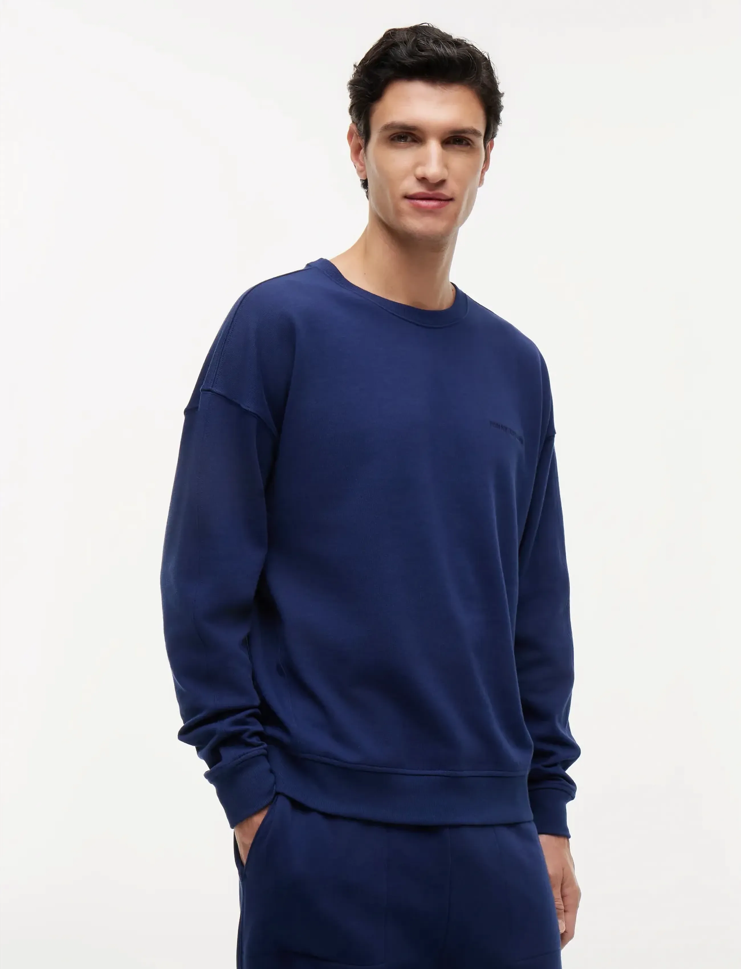 Tommy Hilfiger Track Top, XL, Navy, Sweatshirts & Hættetrøjer > Sweatshirts, Herre