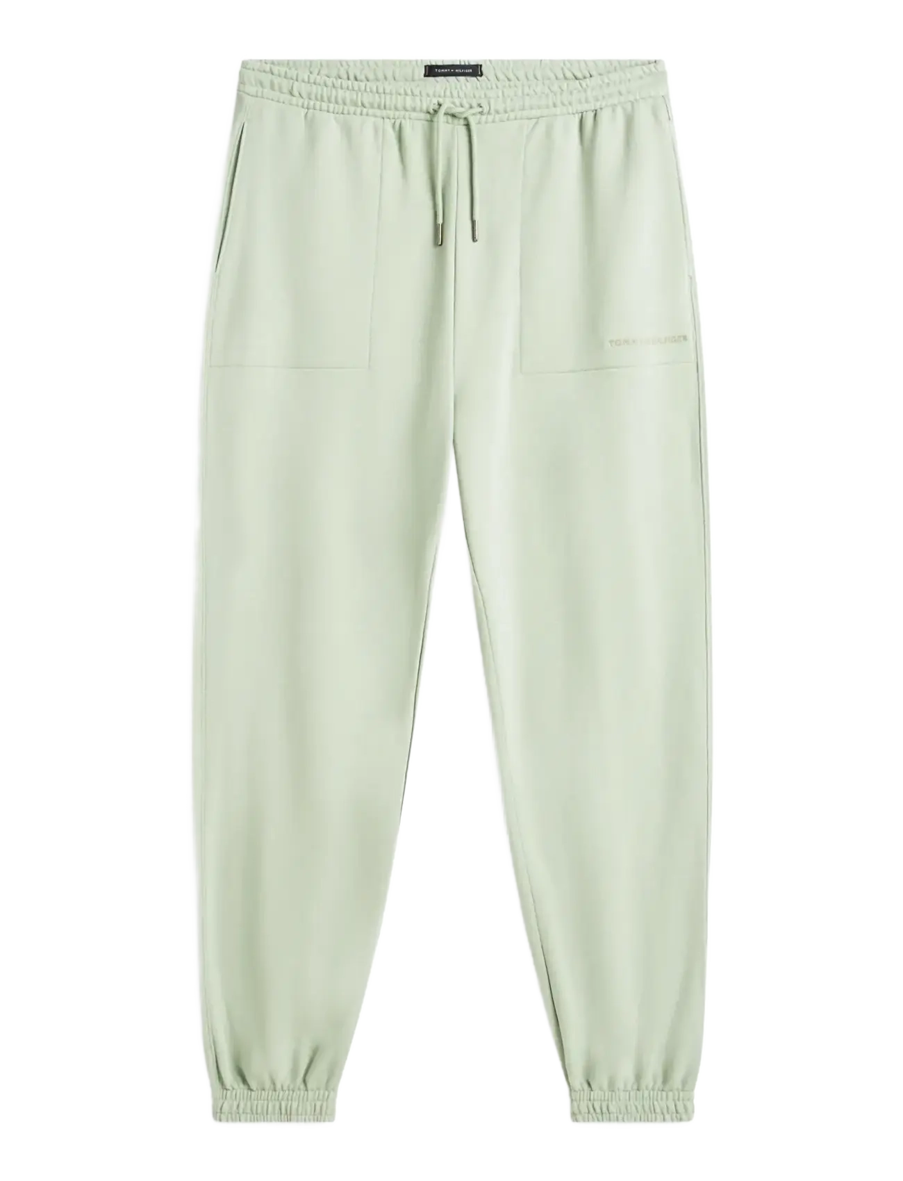 Tommy Hilfiger TRACK PANT - Sportinės kelnės - MINTY GREY / green