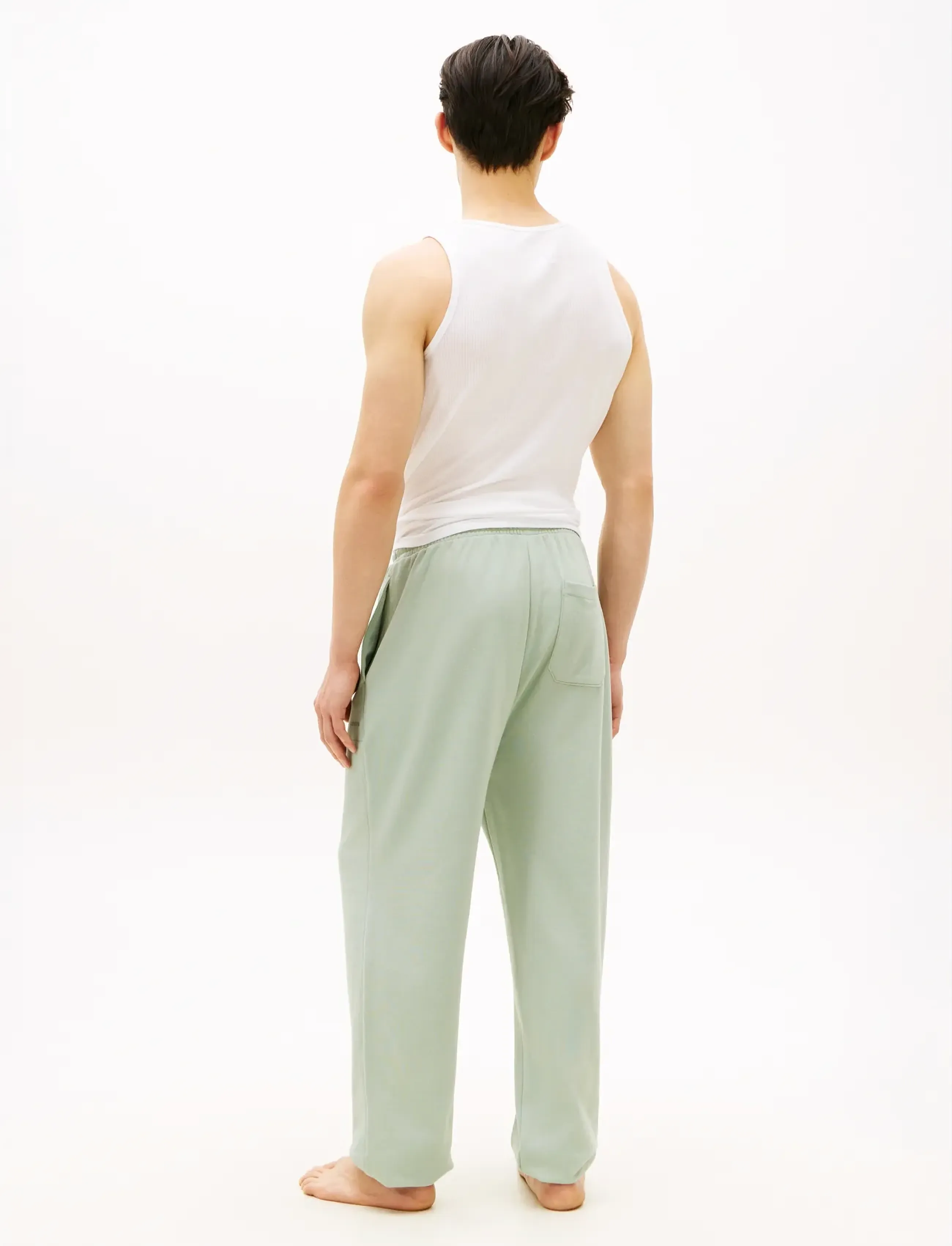 Tommy Hilfiger - TRACK PANT - pants - minty grey - 2