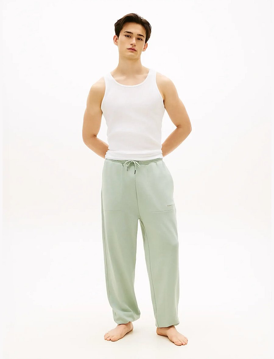 Tommy Hilfiger - TRACK PANT - hosen - minty grey - 3