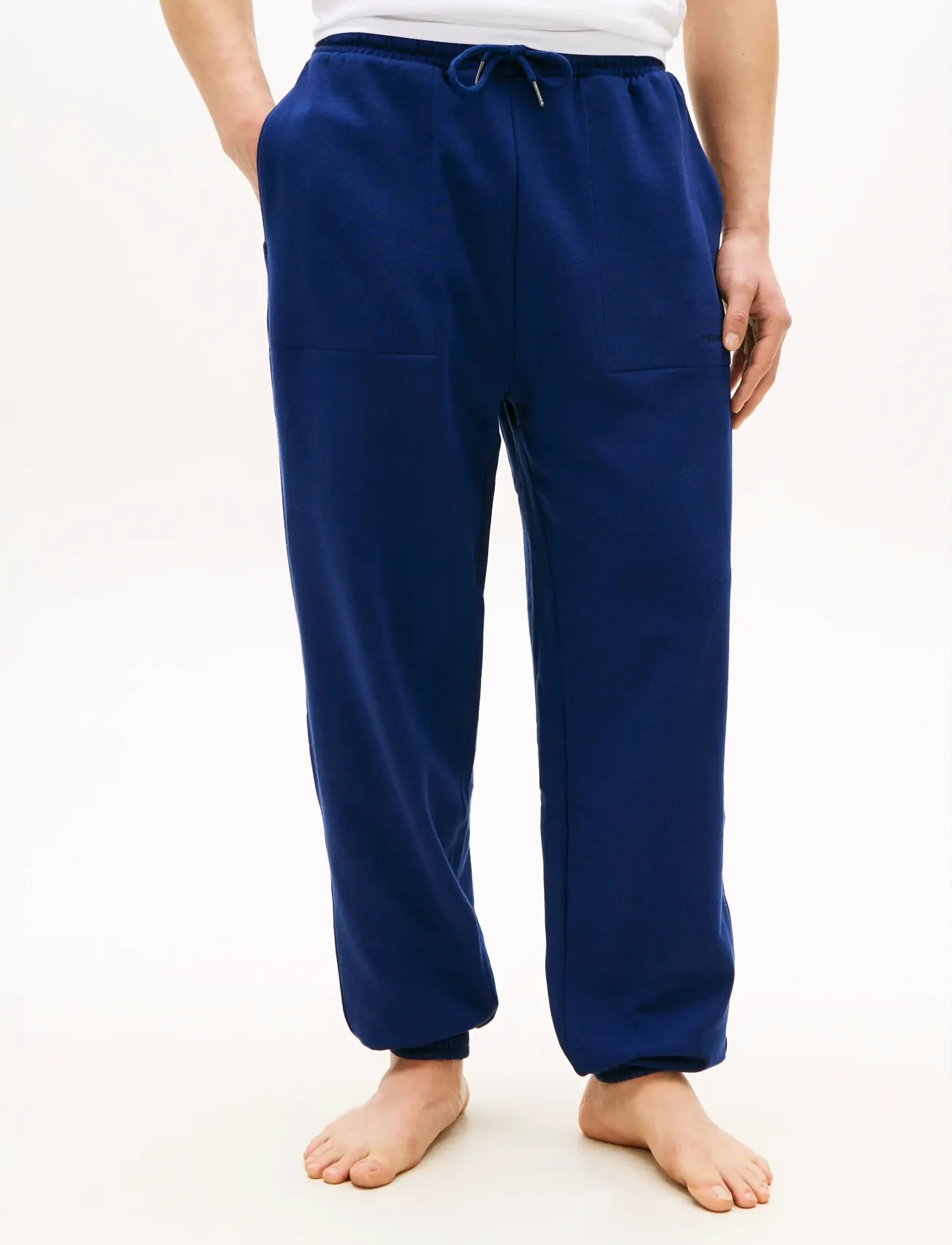 Tommy Hilfiger Track Pant, L, Sport Pants, Blau - Sweatpants, Männerswear