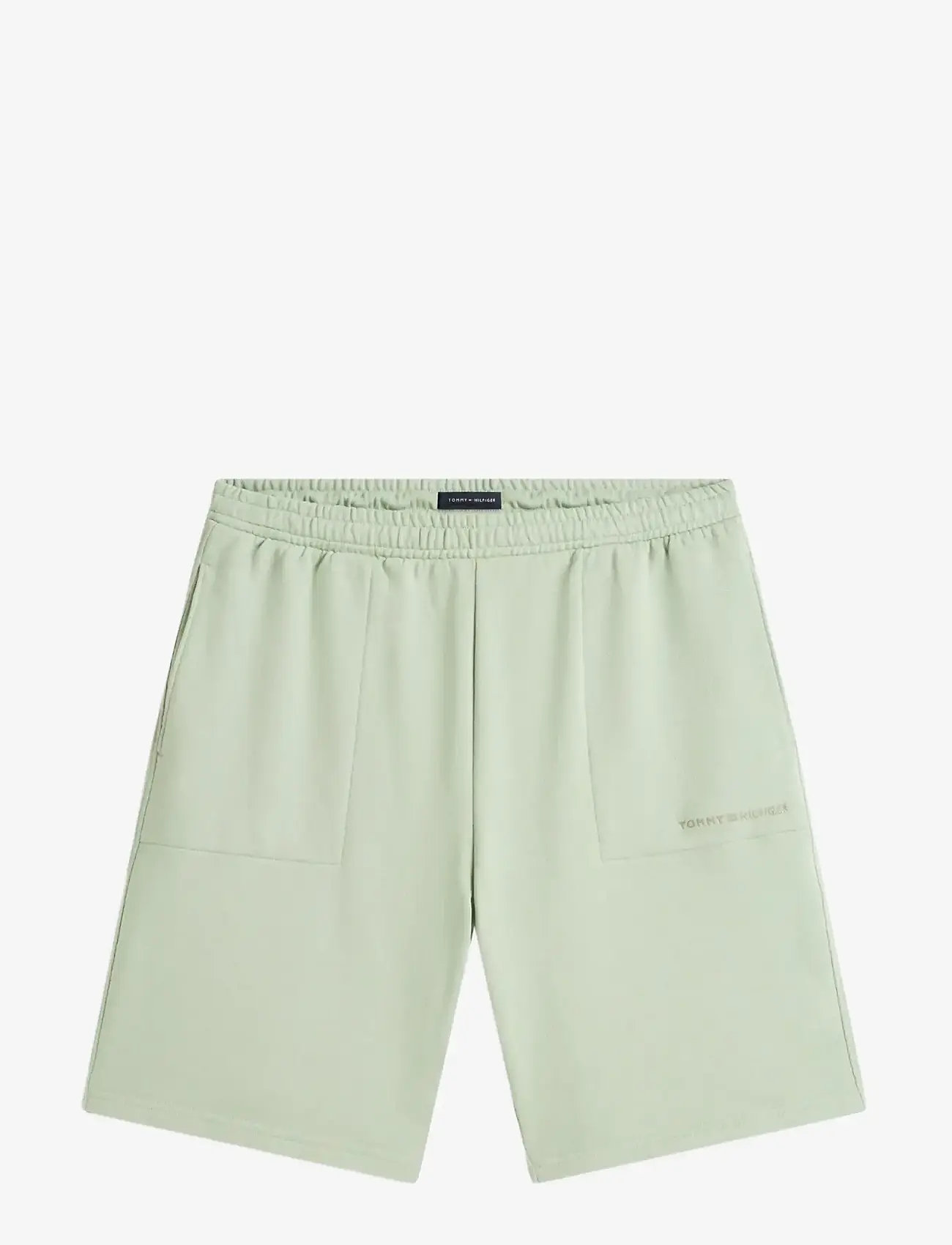 Tommy Hilfiger - TRACK SHORT - püksid - minty grey - 1