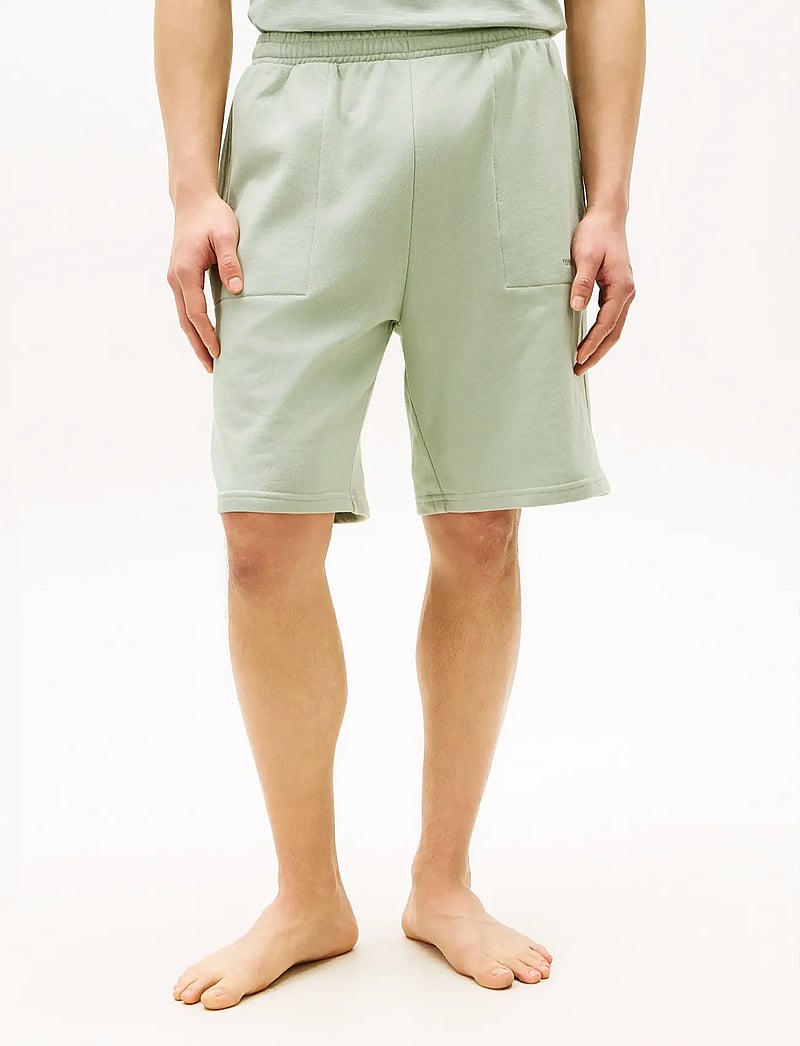 Tommy Hilfiger - TRACK SHORT - shorts - minty grey - 0