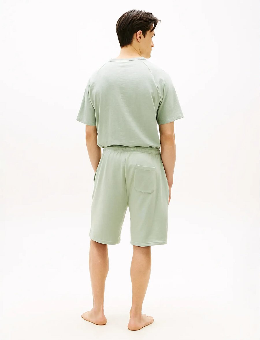 Tommy Hilfiger - TRACK SHORT - hosen - minty grey - 2