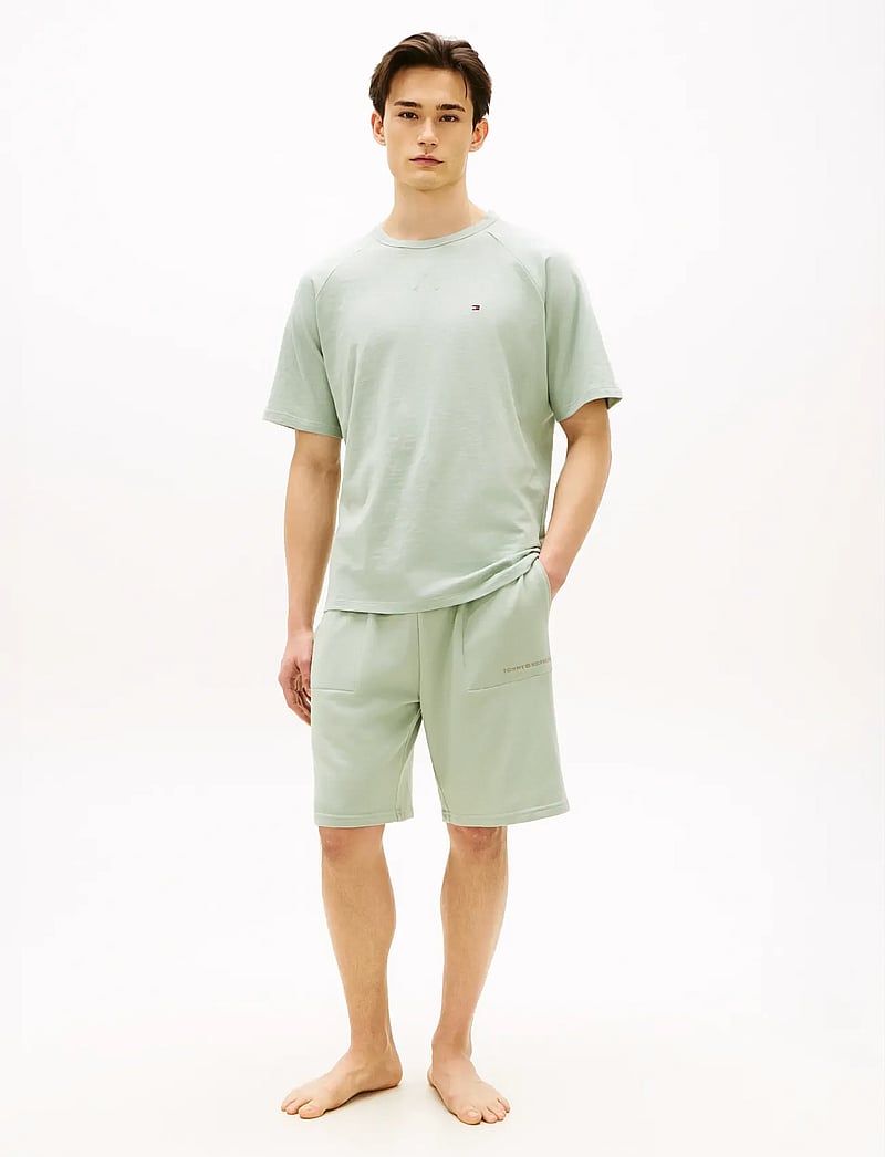 Tommy Hilfiger - TRACK SHORT - shorts - minty grey - 3