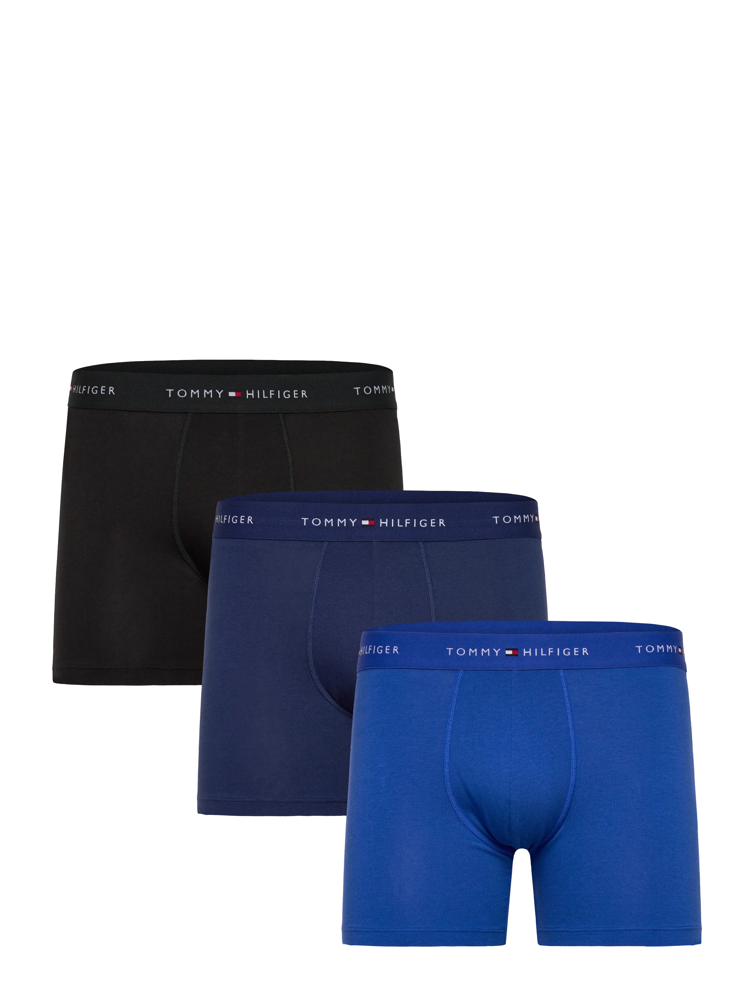 Tommy Hilfiger 3P BOXER BRIEF DTM - Underkläder - NOB BLUE PRP NAVY BLACK / blue