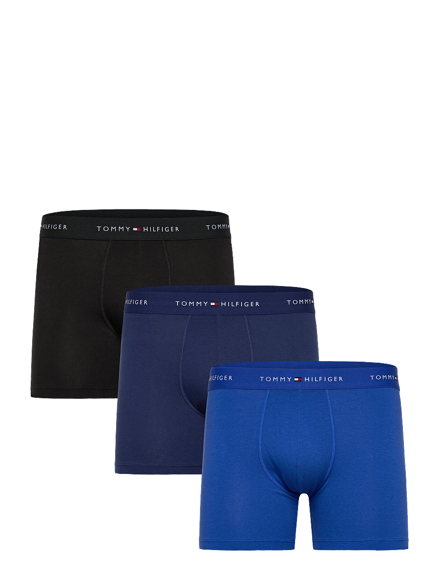 Tommy Hilfiger - 3P BOXER BRIEF DTM - multipakk aluspüksid - nob blue prp navy black - 0