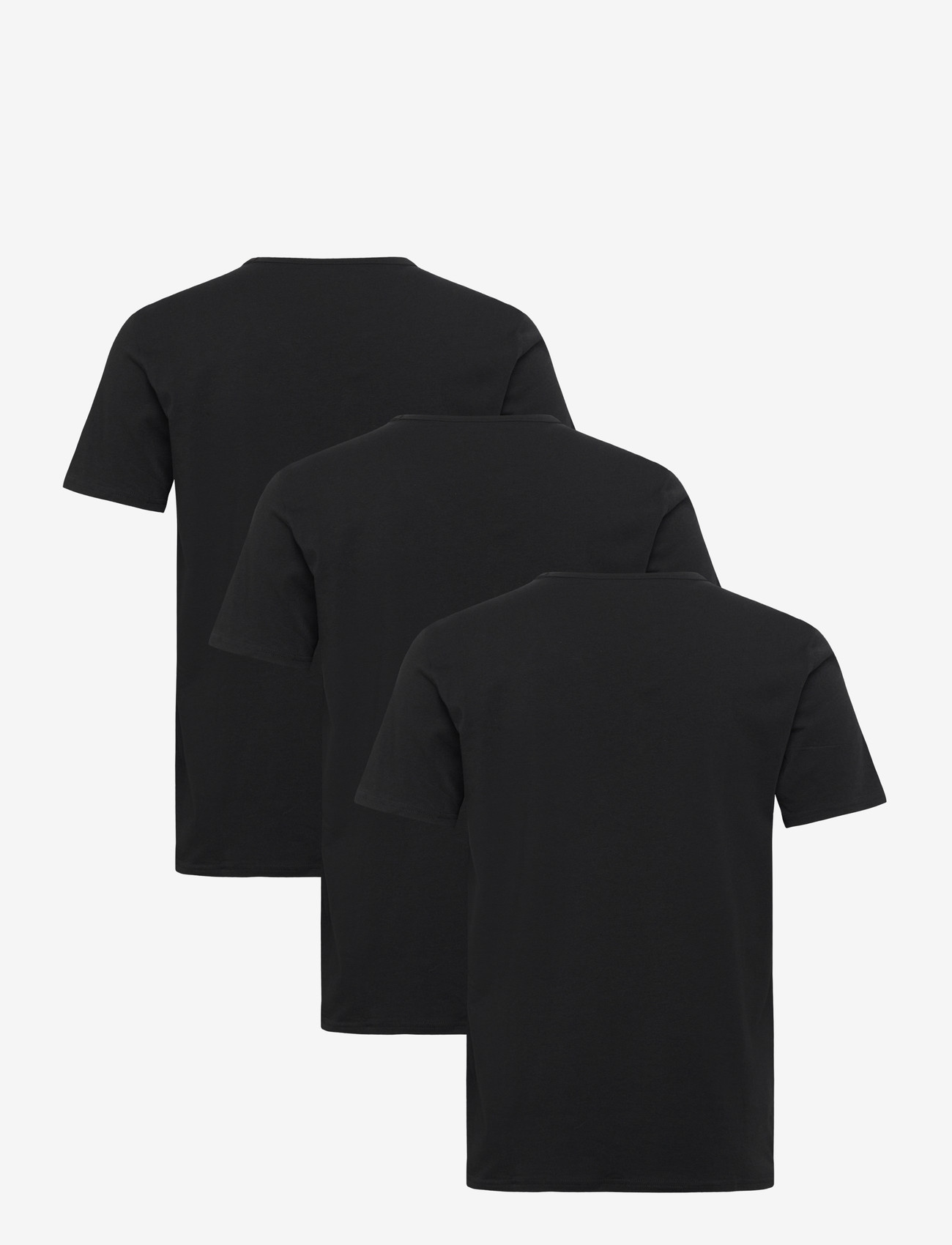 Tommy Hilfiger - STRETCH CN TEE SS 3PACK - multipack t-shirts - black black black - 2