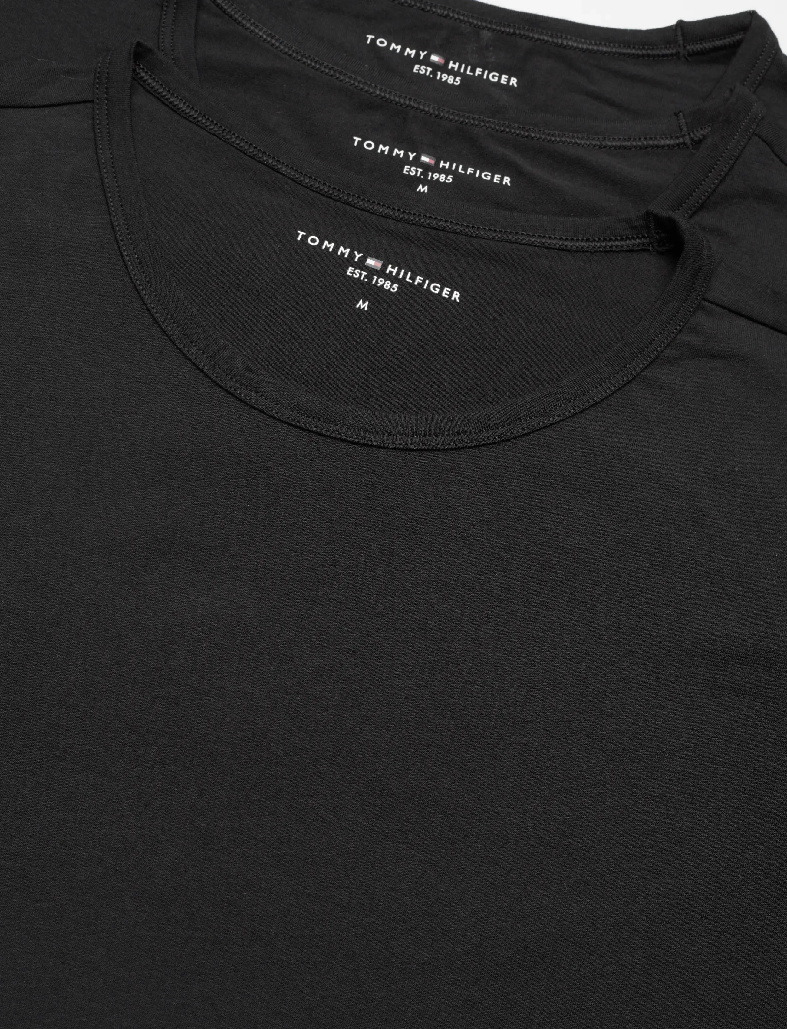 Tommy Hilfiger - STRETCH CN TEE SS 3PACK - multipack t-skjorter - black black black - 1