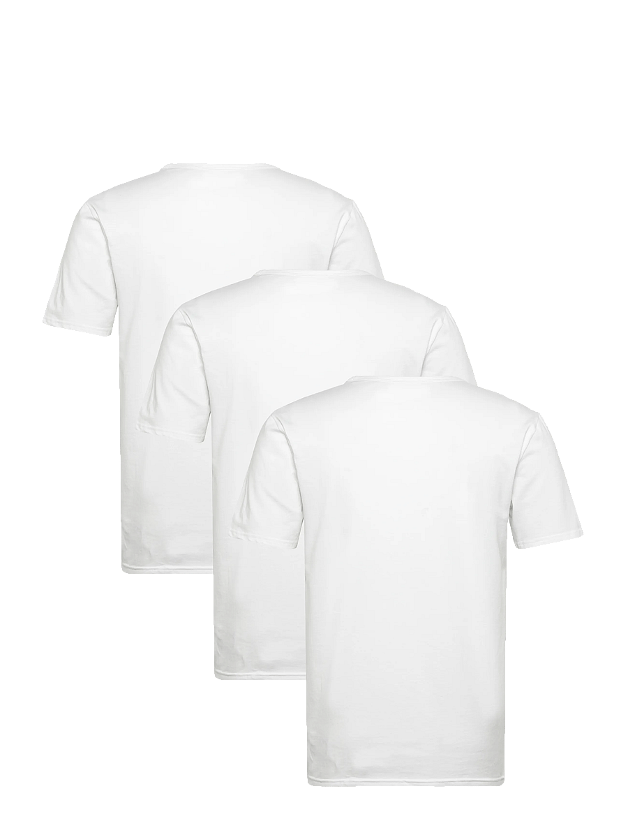 Tommy Hilfiger - STRETCH CN TEE SS 3PACK - marškinėlių rinkiniai - white white white - 2