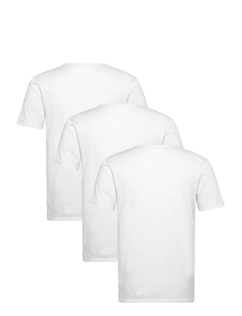 Tommy Hilfiger - STRETCH CN TEE SS 3PACK - marškinėlių komplektas - white white white - 2
