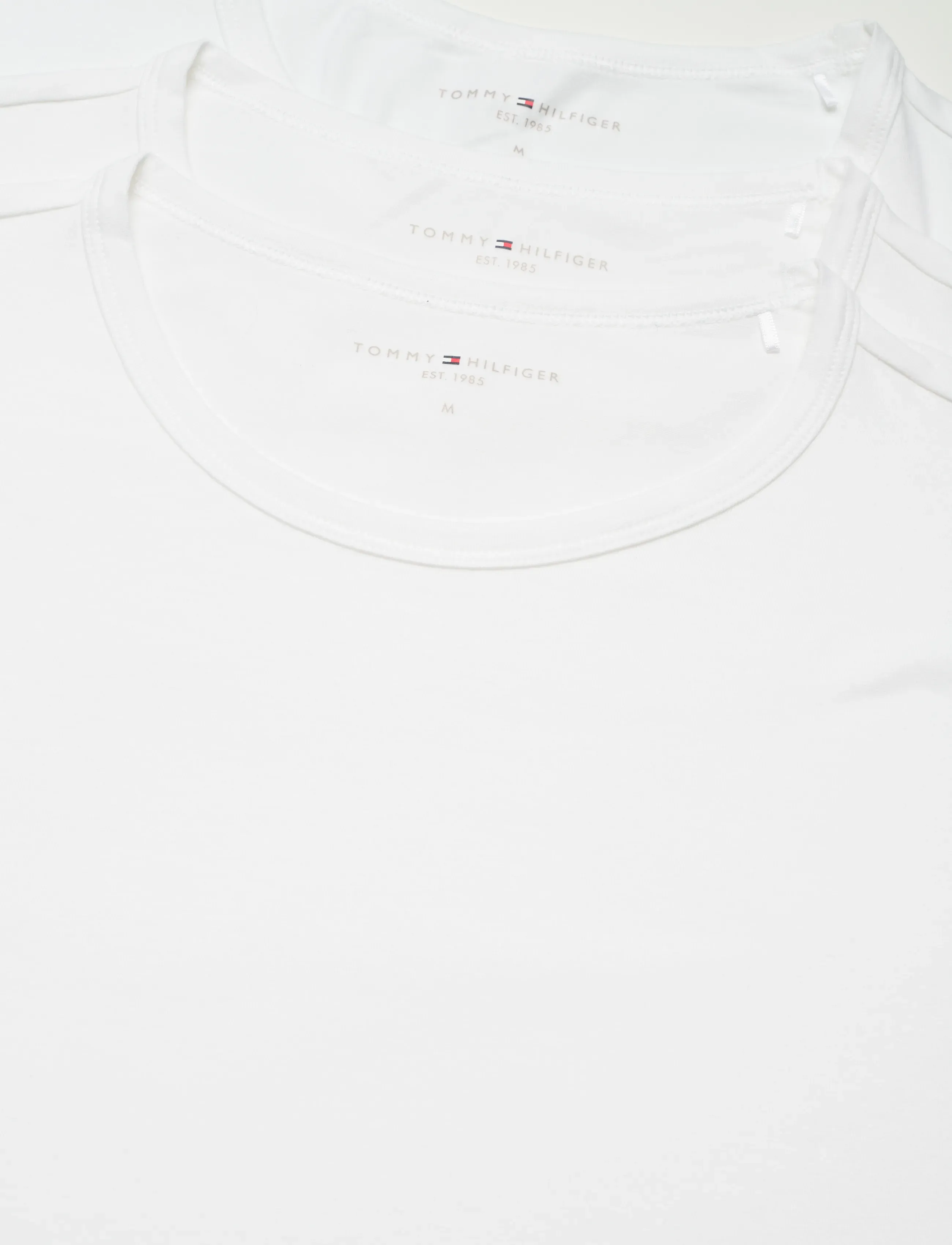 Tommy Hilfiger - STRETCH CN TEE SS 3PACK - multipack t-shirts - white white white - 1