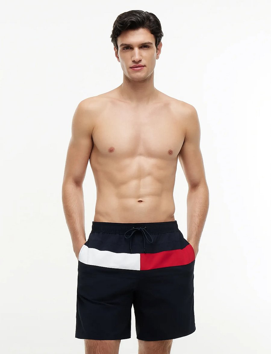 Tommy Hilfiger - LONG DRAWSTRING IM & NA - swim shorts - desert sky - 0