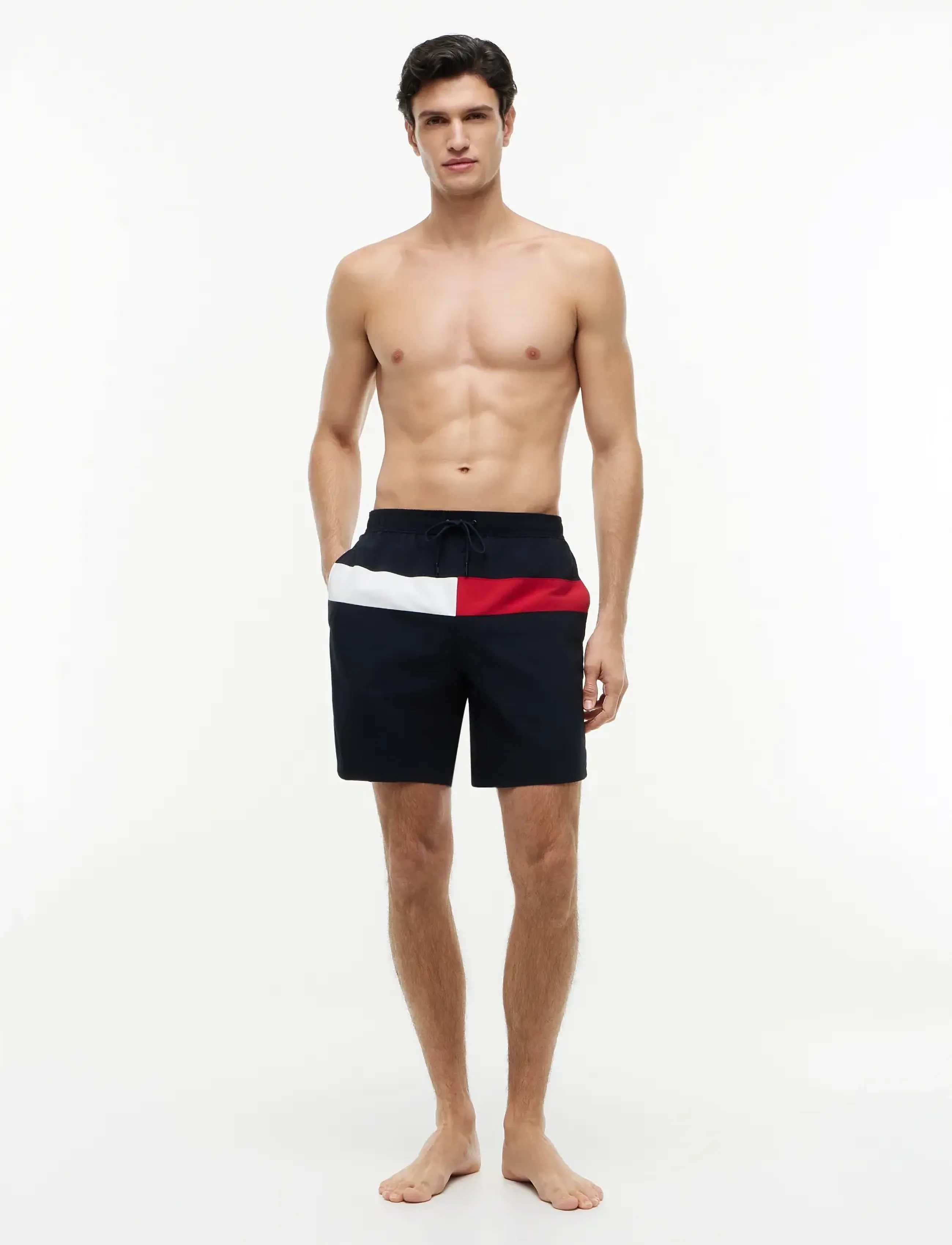 Tommy Hilfiger - LONG DRAWSTRING IM & NA - swim shorts - desert sky - 3