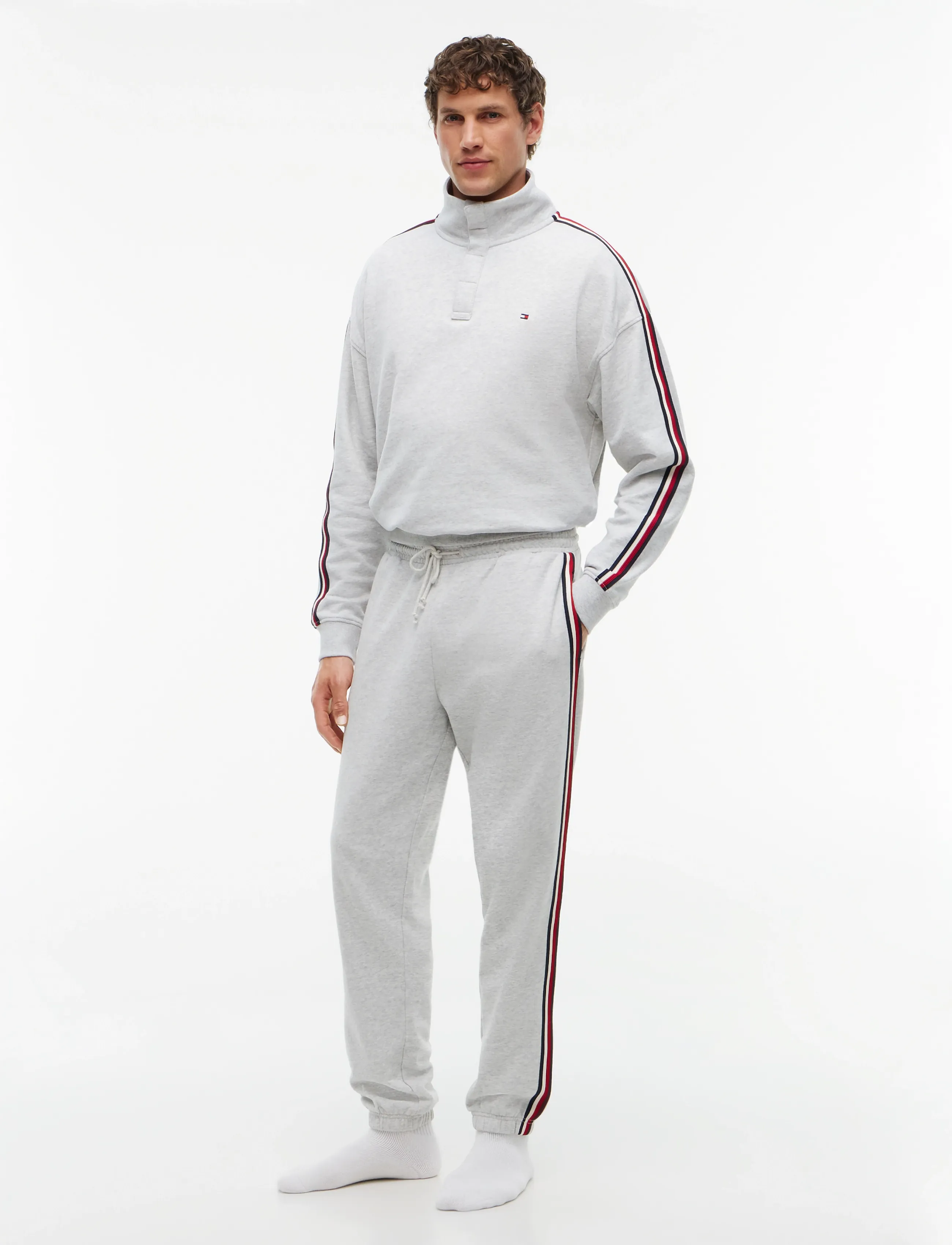 Tommy Hilfiger - HALF BUTTON DOWN - ice grey heather - 4