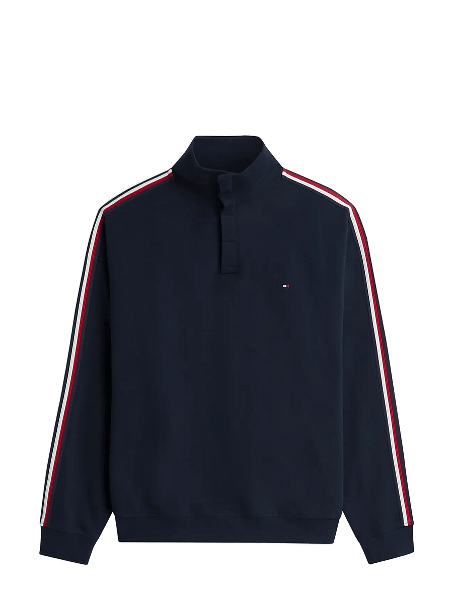 Tommy Hilfiger - HALF BUTTON DOWN - sweatshirts - navy blue - 1