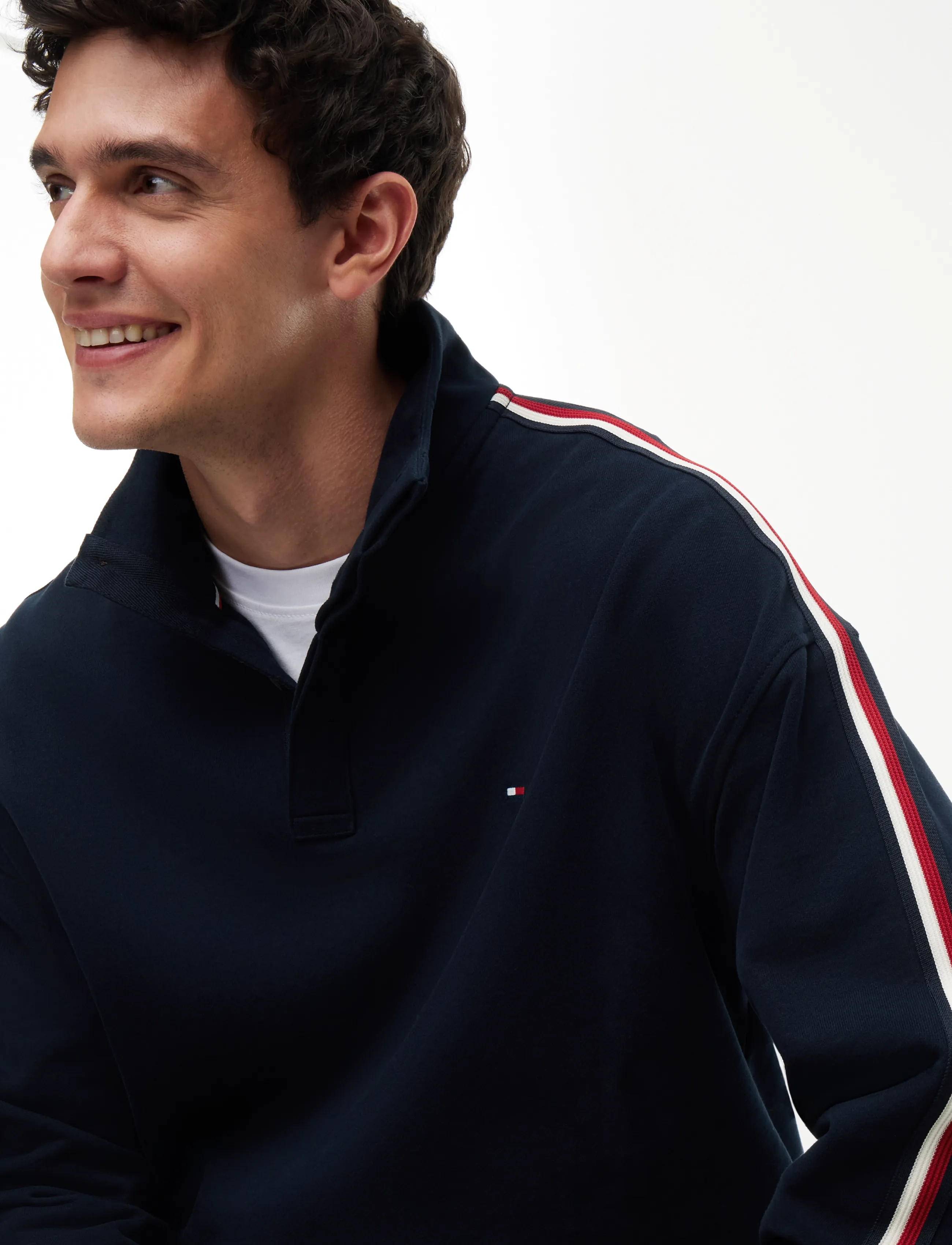 Tommy Hilfiger - HALF BUTTON DOWN - sweatshirts - navy blue - 3