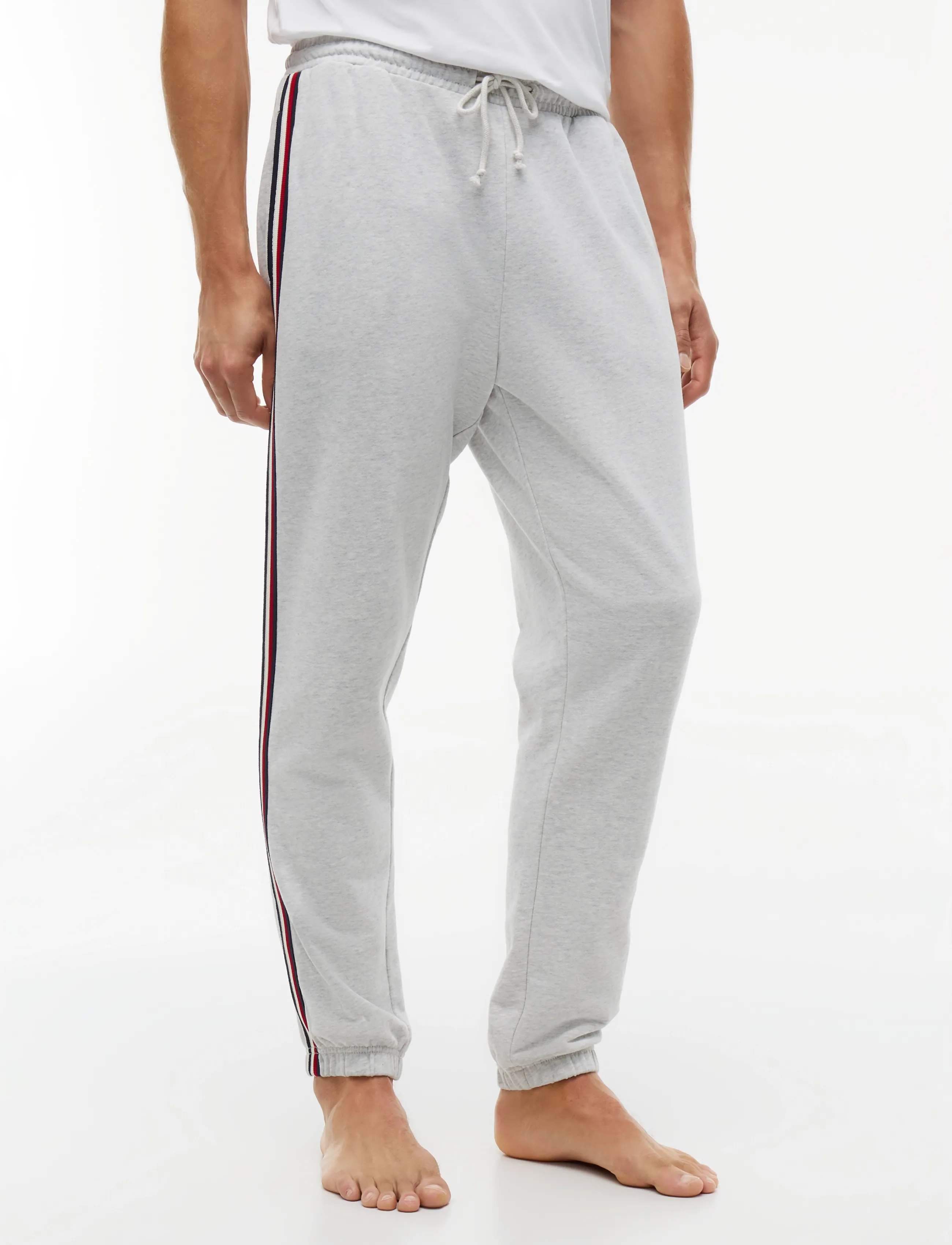 Tommy Hilfiger TRACK PANT - Kläder - ICE GREY HEATHER / grey