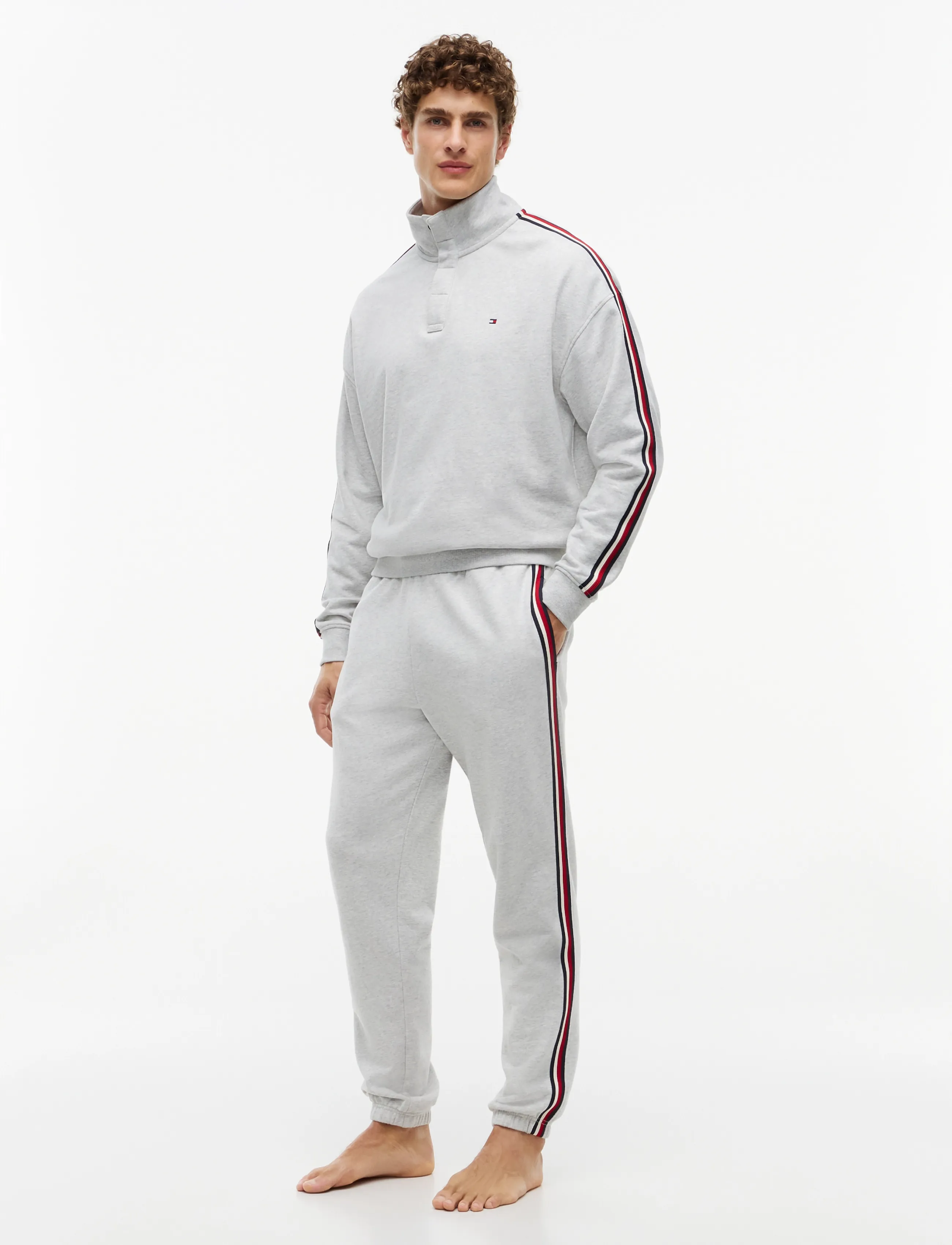 Tommy Hilfiger - TRACK PANT - ice grey heather - 2