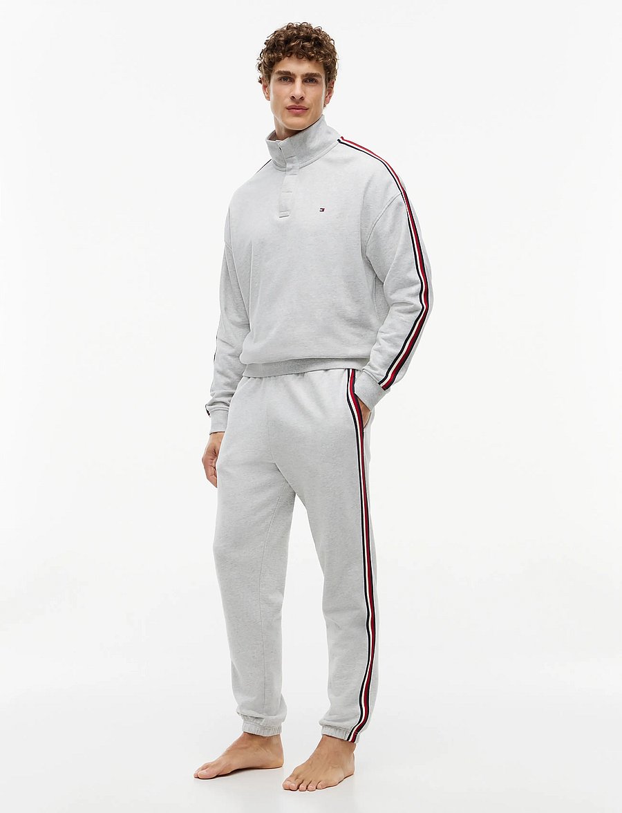 Tommy Hilfiger - TRACK PANT - jogginghosen - ice grey heather - 2
