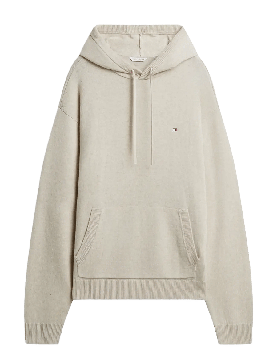 Tommy Hilfiger - OH HOODIE - heather oatmilk - 0