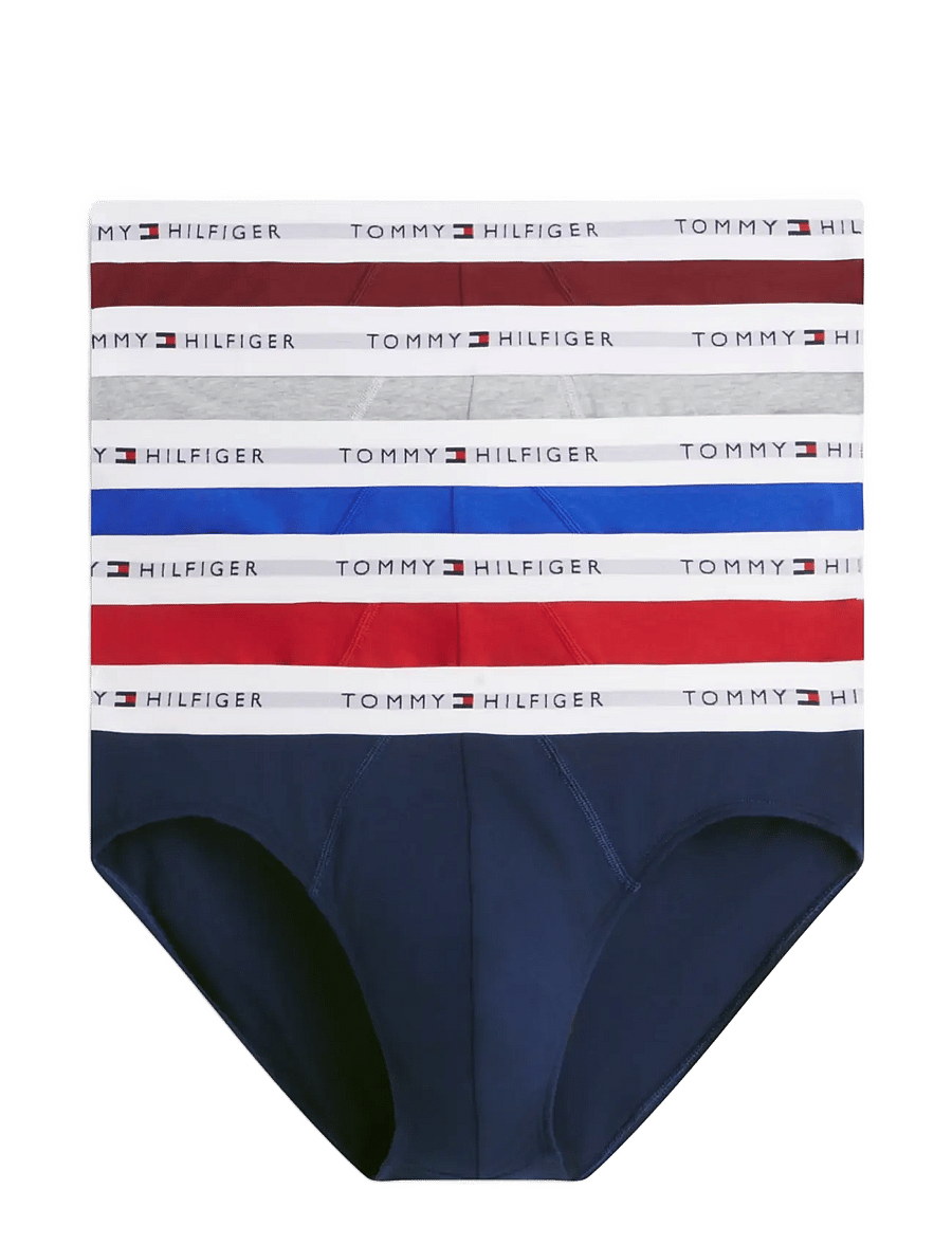 Tommy Hilfiger - 5P BRIEF - multipack underbukser - md rd crb nv lt gr hthr burg no bl - 1