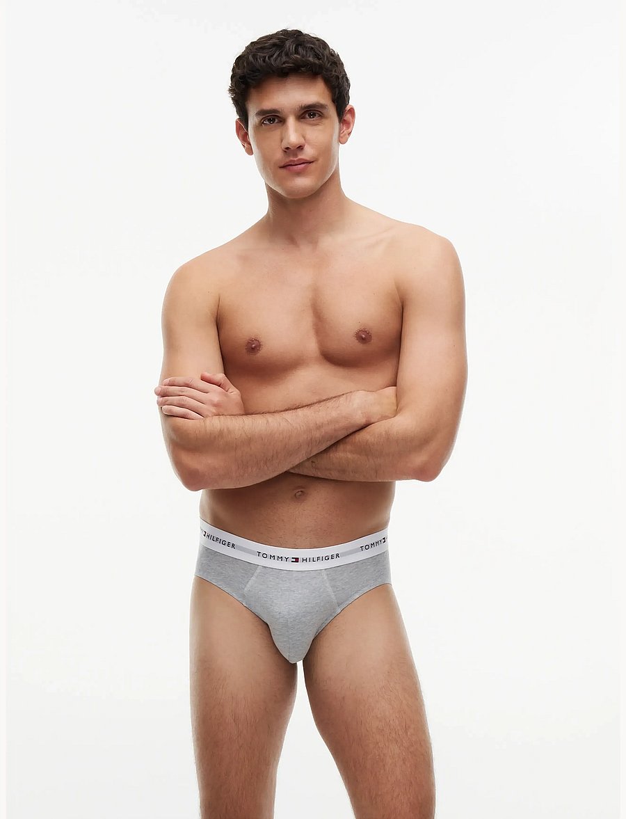 Tommy Hilfiger - 5P BRIEF - multipack underbukser - md rd crb nv lt gr hthr burg no bl - 5