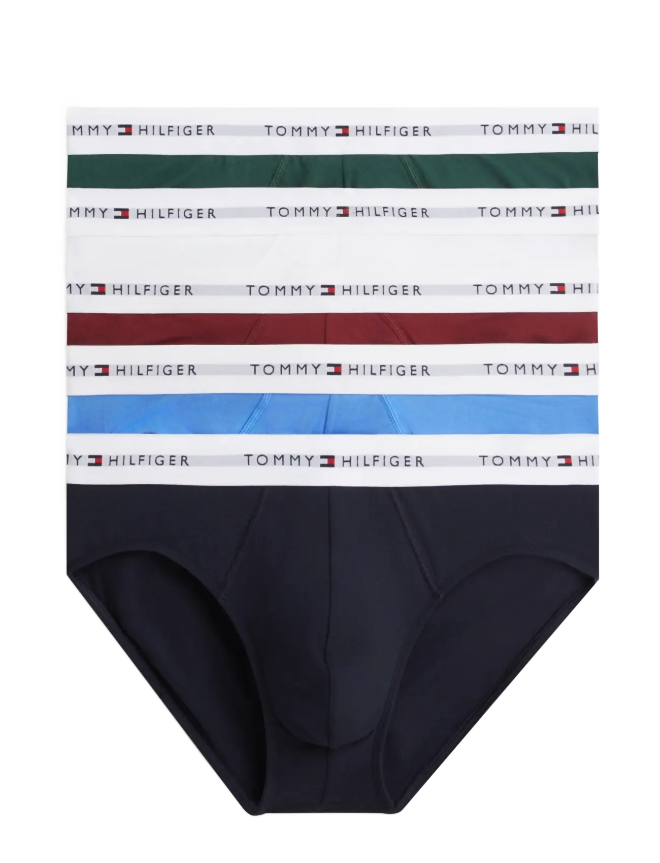 Tommy Hilfiger 5P BRIEF - Underbukser - NV BLU OR GRN BLU SPEL BURG WHT / navy