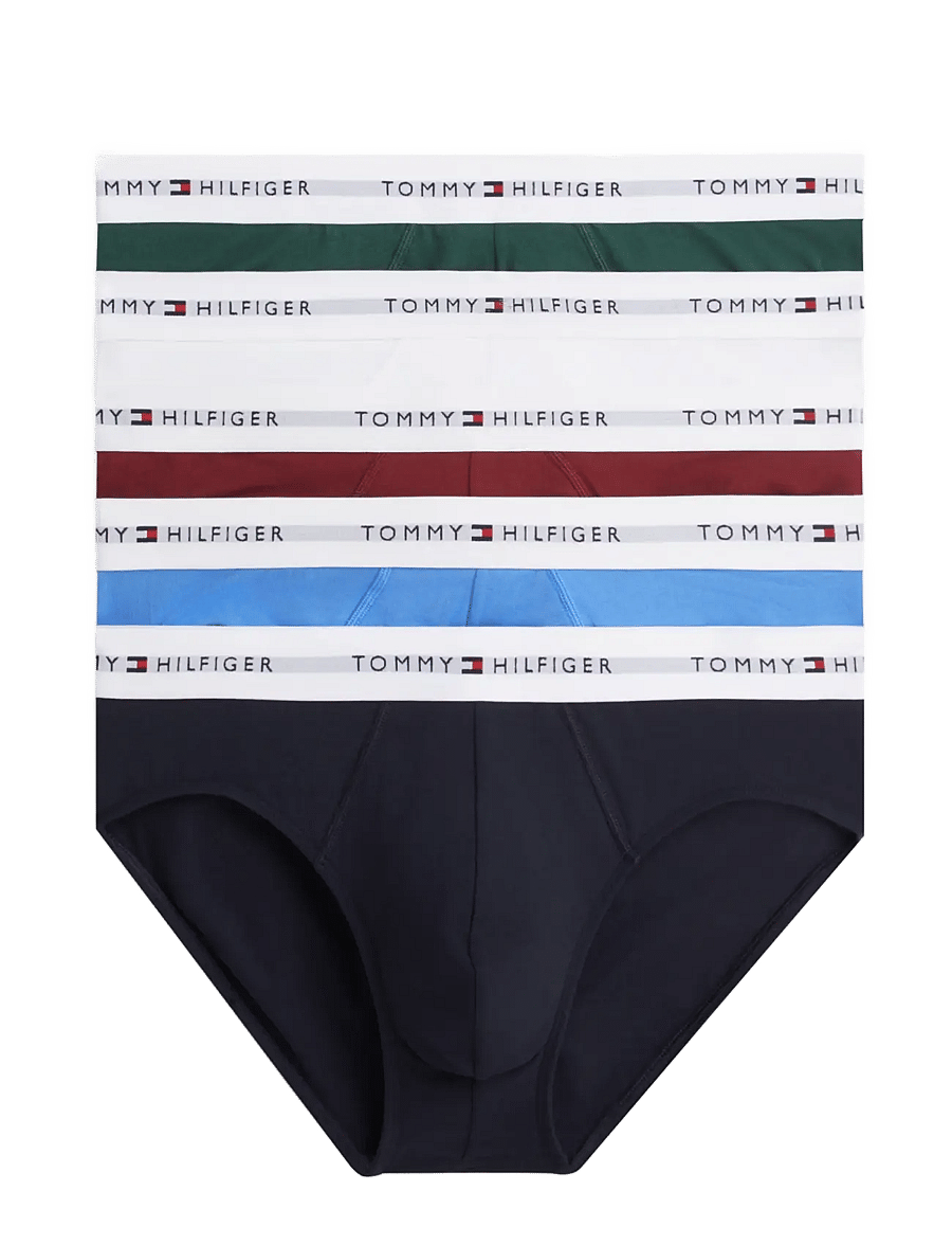 Tommy Hilfiger - 5P BRIEF - multipakk aluspüksid - nv blu or grn blu spel burg wht - 1