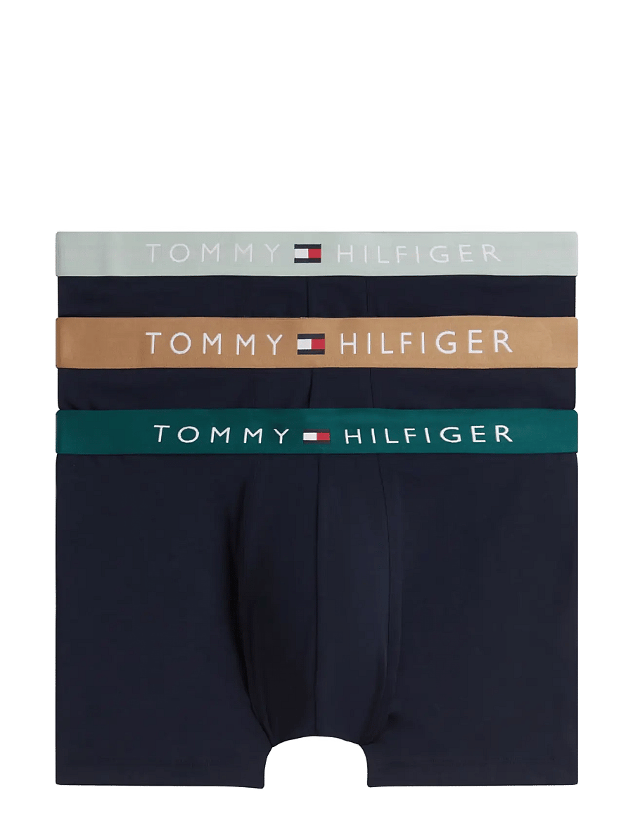 Tommy Hilfiger - 3P BOXER BRIEF WB - bokserid - nb saf canvas mnty grey deep spru - 1