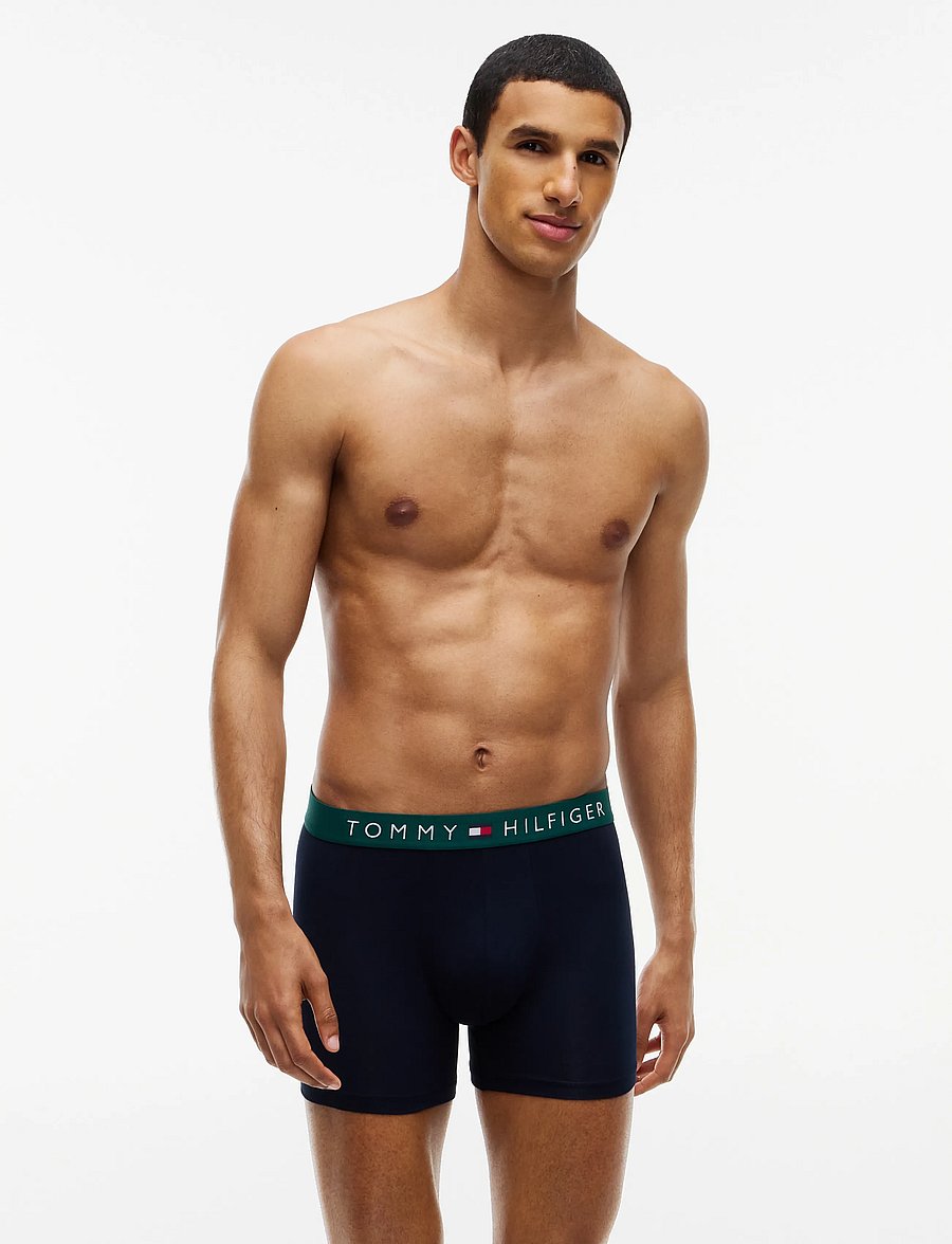 Tommy Hilfiger - 3P BOXER BRIEF WB - bokserid - nb saf canvas mnty grey deep spru - 4