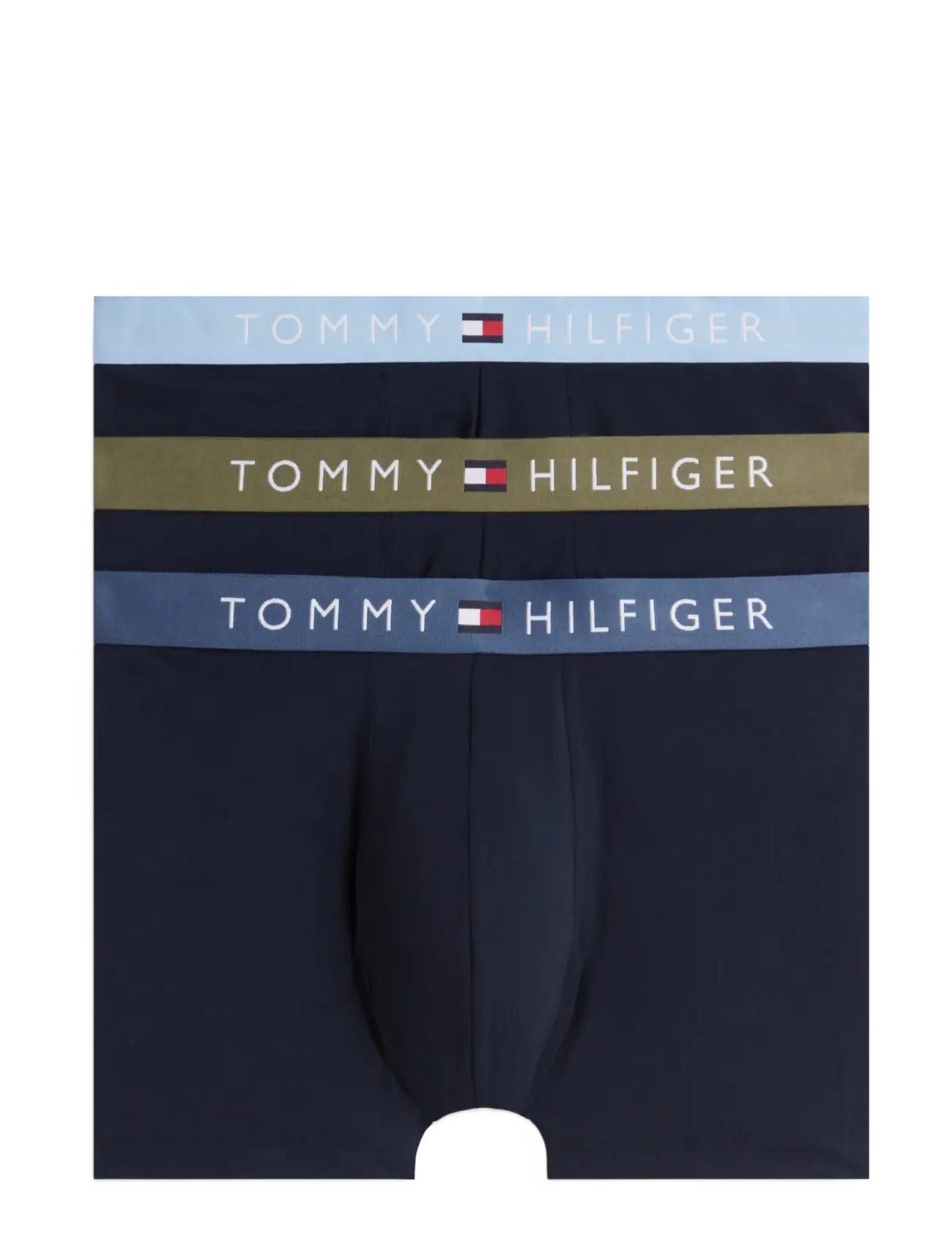 Tommy Hilfiger 3P BOXER BRIEF WB - Underpants - NB  UTIL OLIVE CHAMB BLUE AEG SEA / navy
