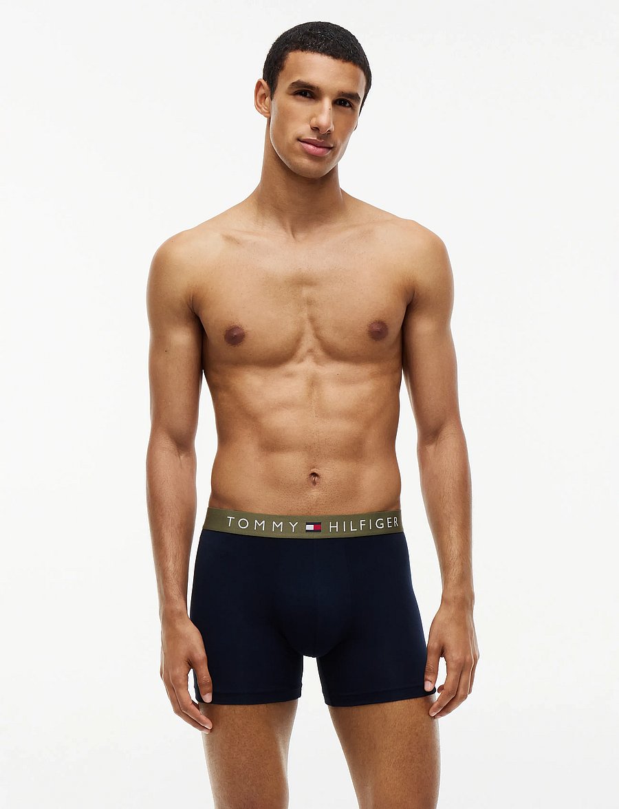 Tommy Hilfiger - 3P BOXER BRIEF WB - nb util olive chamb blue aeg sea - 0