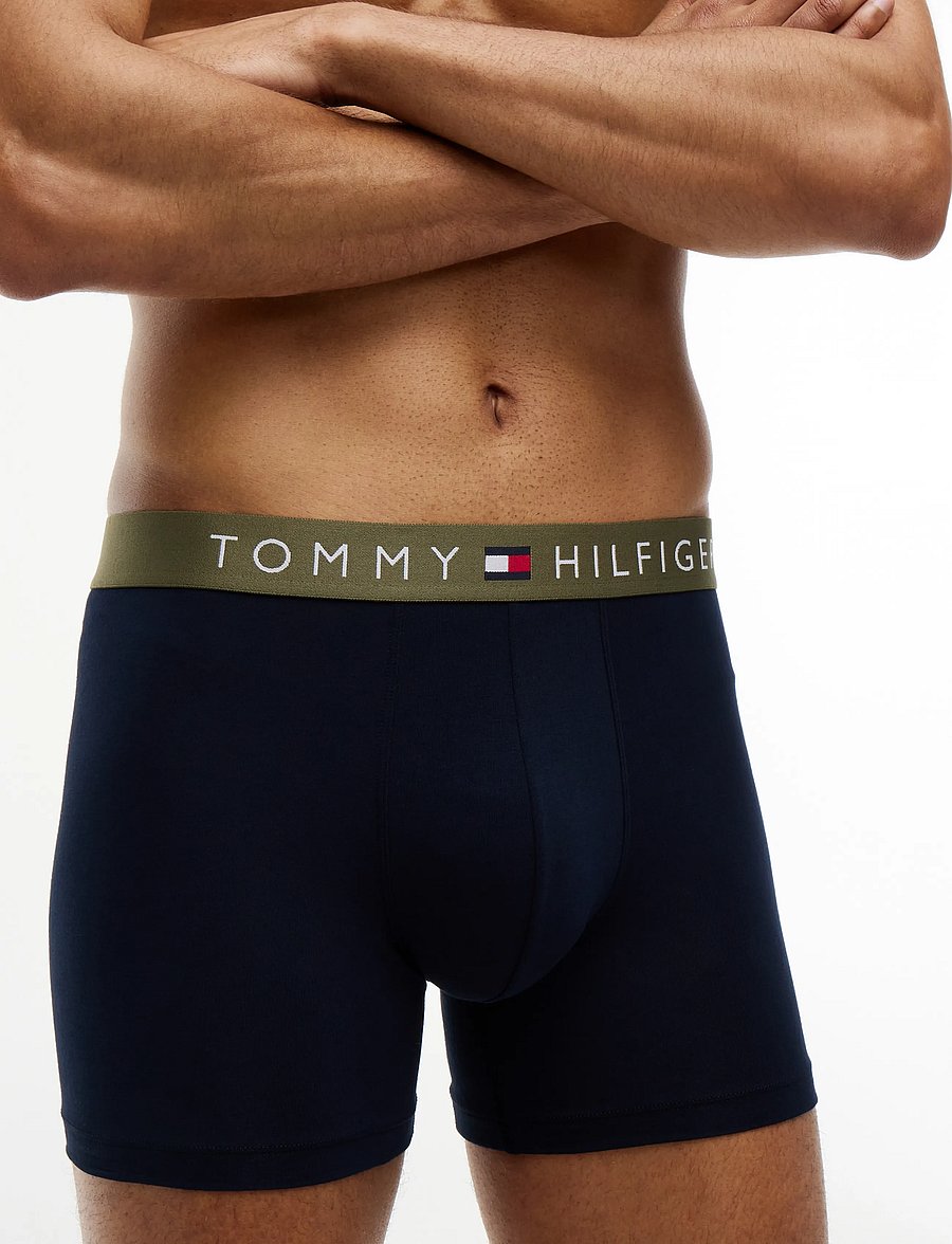 Tommy Hilfiger - 3P BOXER BRIEF WB - nb util olive chamb blue aeg sea - 3