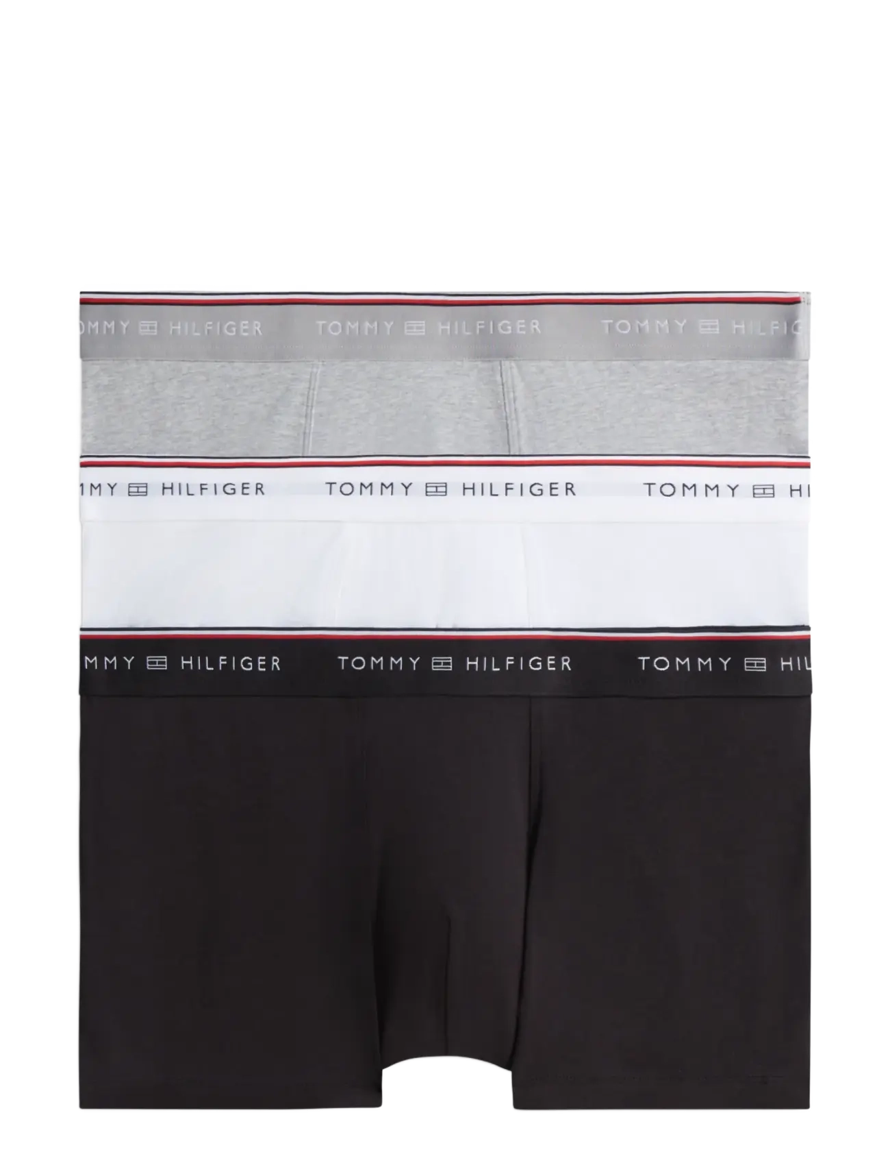 WHITE LIGHT GREY HEATHER BLACK