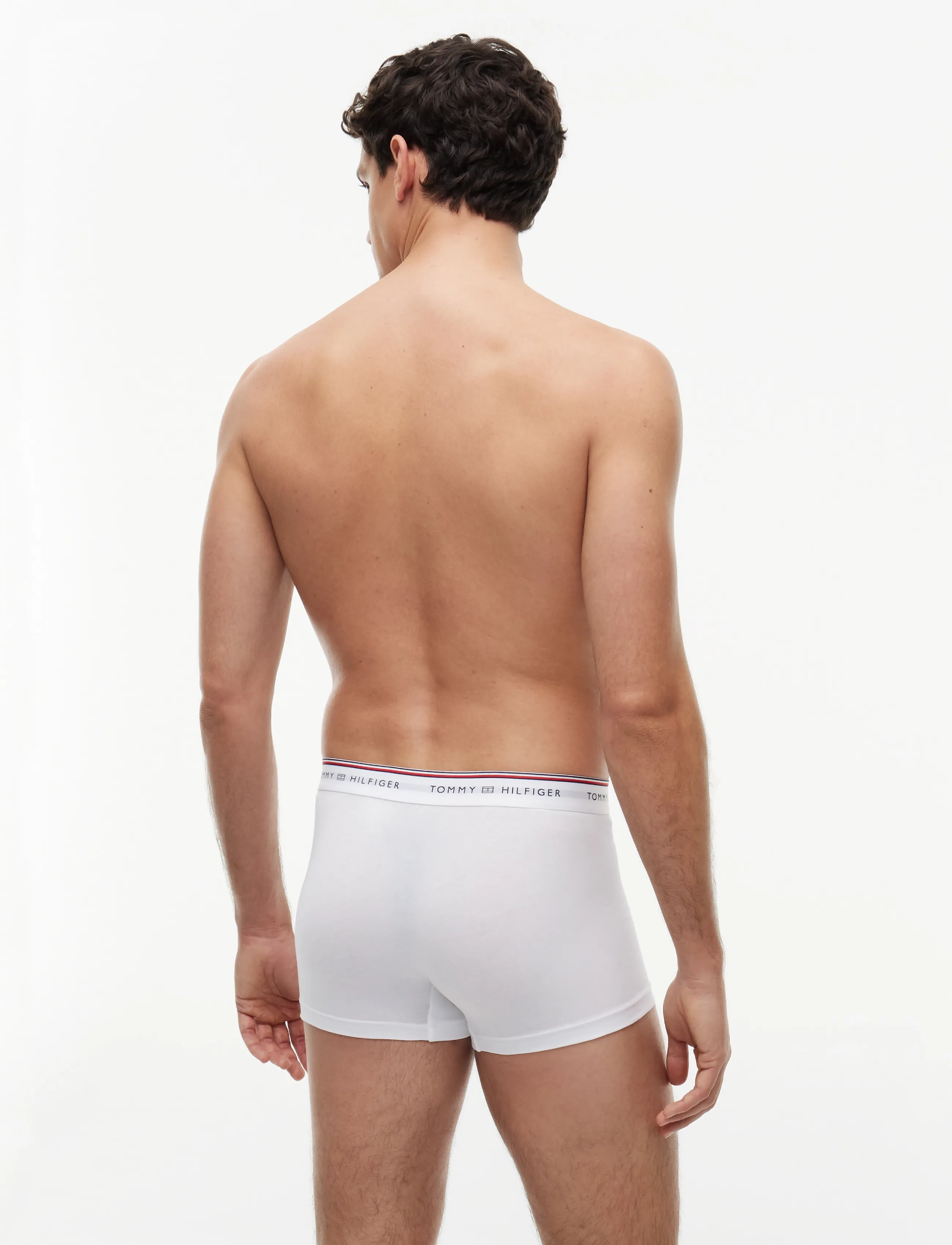 Tommy Hilfiger - 3P TRUNK - white light grey heather black - 4
