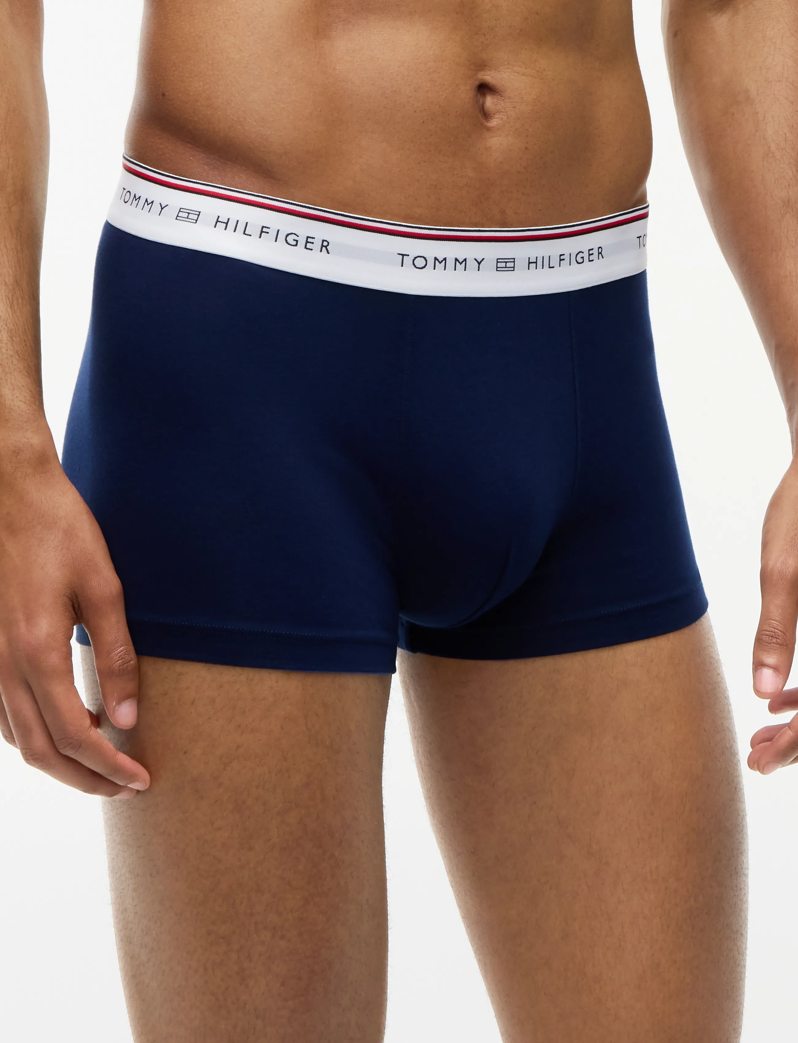 Tommy Hilfiger - 3P TRUNK - trunks - antique silv noble blue carbon navy - 3