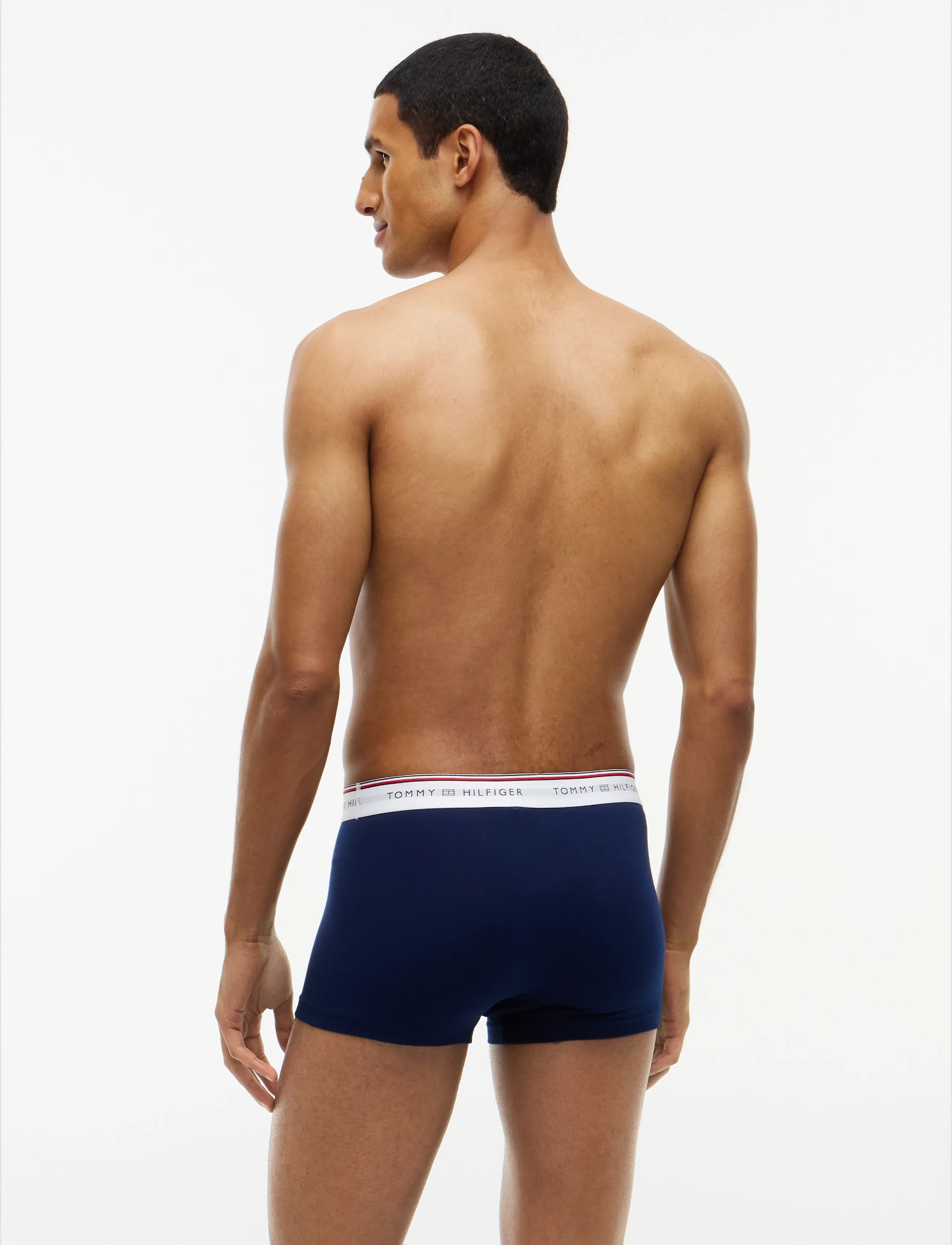 Tommy Hilfiger - 3P TRUNK - trunks - antique silv noble blue carbon navy - 5