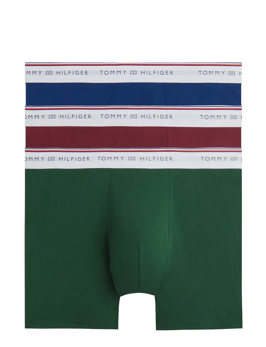 Tommy Hilfiger - 3P BOXER BRIEF - multipack underbukser - nocturnal green rich navy burgundy - 1