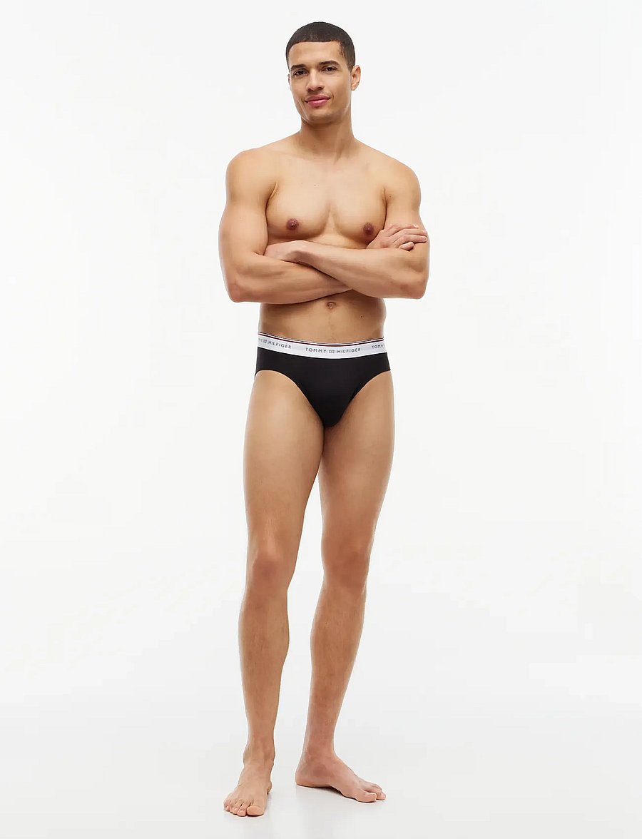 Tommy Hilfiger - 3P BRIEF - unterhosen im multipack - medium red black blue ink - 2