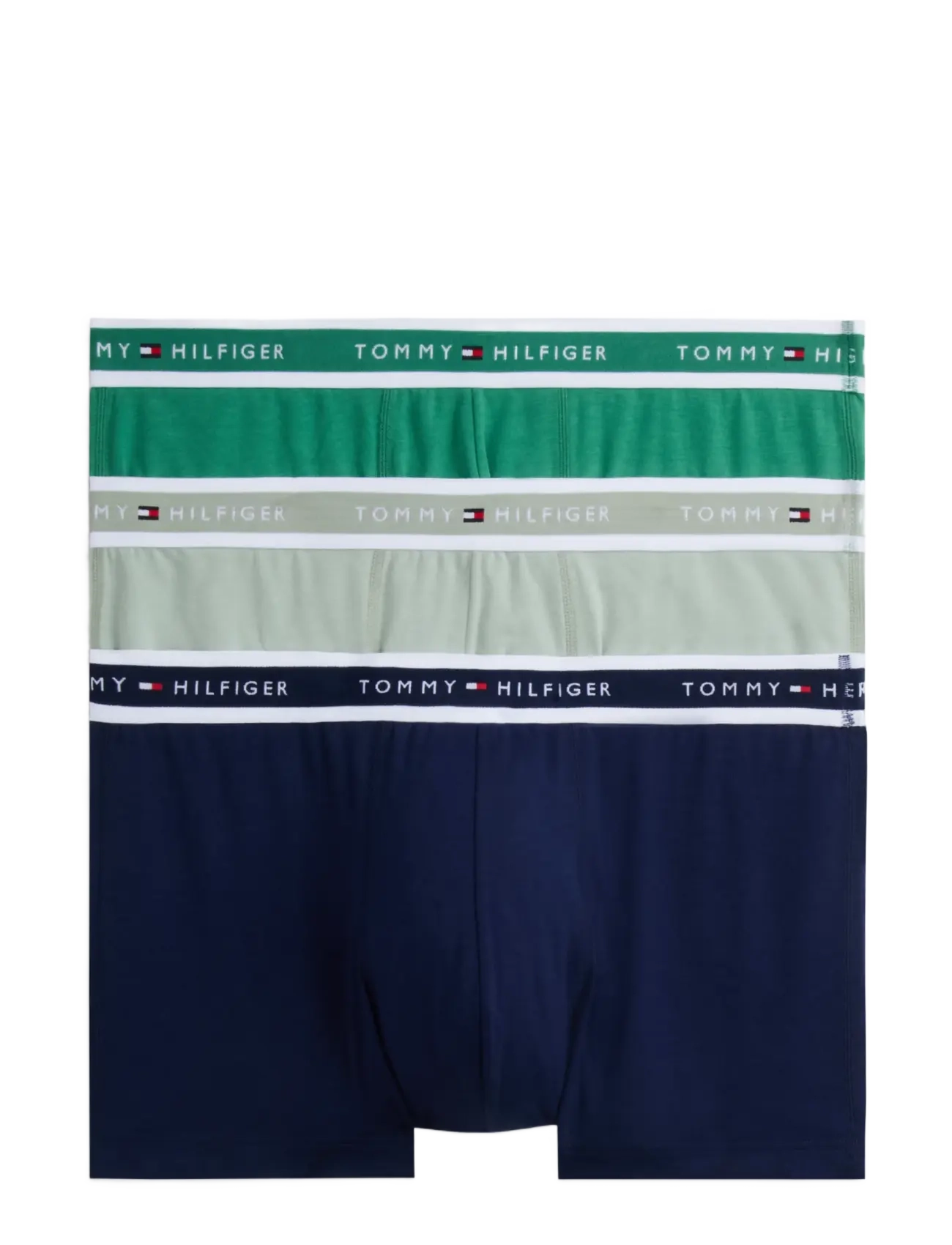 Tommy Hilfiger - 3P TRUNK - boxershorts - carbon navy alaska green minty grey - 1