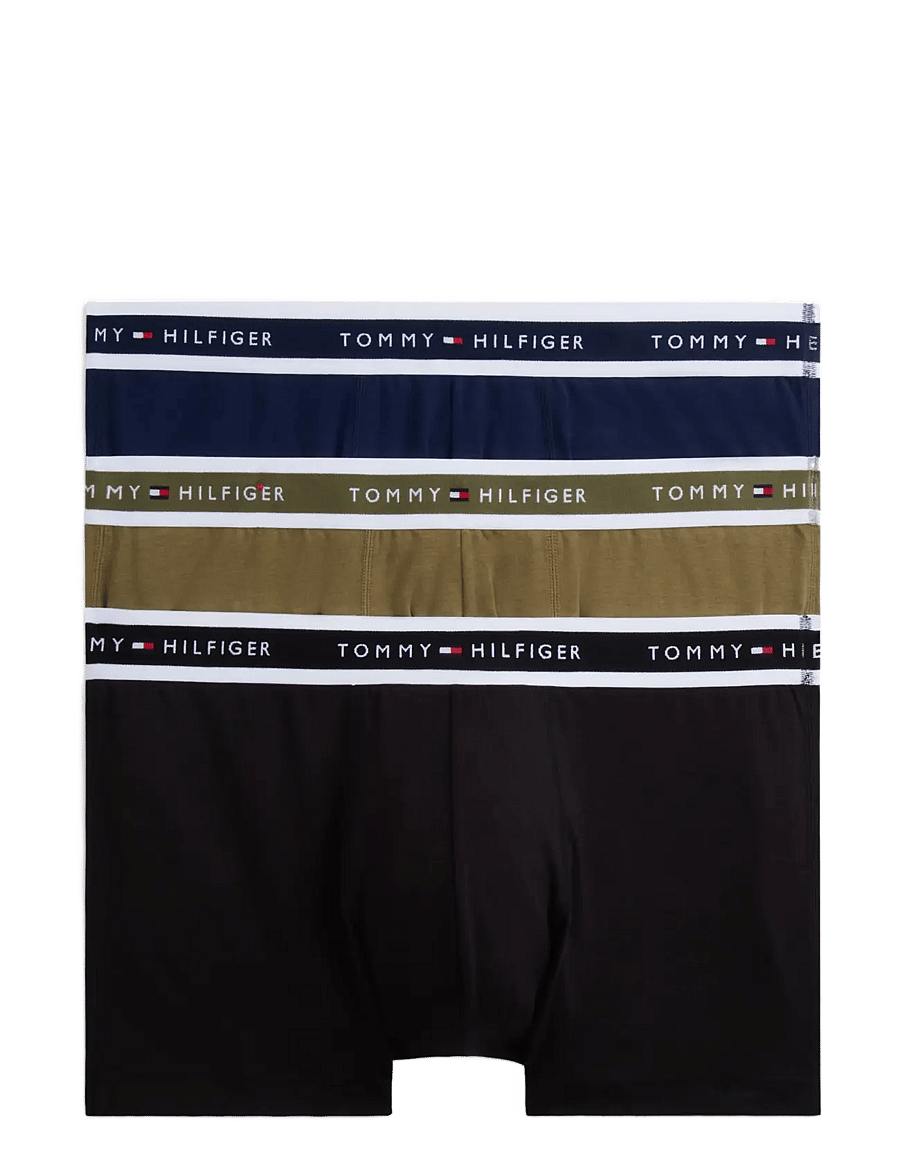 Tommy Hilfiger - 3P TRUNK - unterhosen im multipack - utility olive black carbon navy - 0