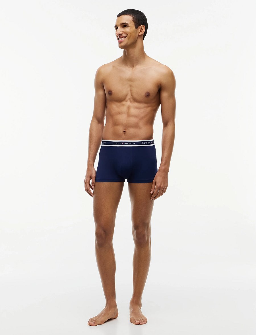 Tommy Hilfiger - 3P TRUNK - unterhosen im multipack - carbon navy noble blue medium red - 2