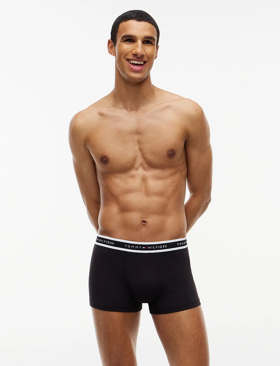 Tommy Hilfiger - 3P TRUNK - boxershorts - black black black - 0