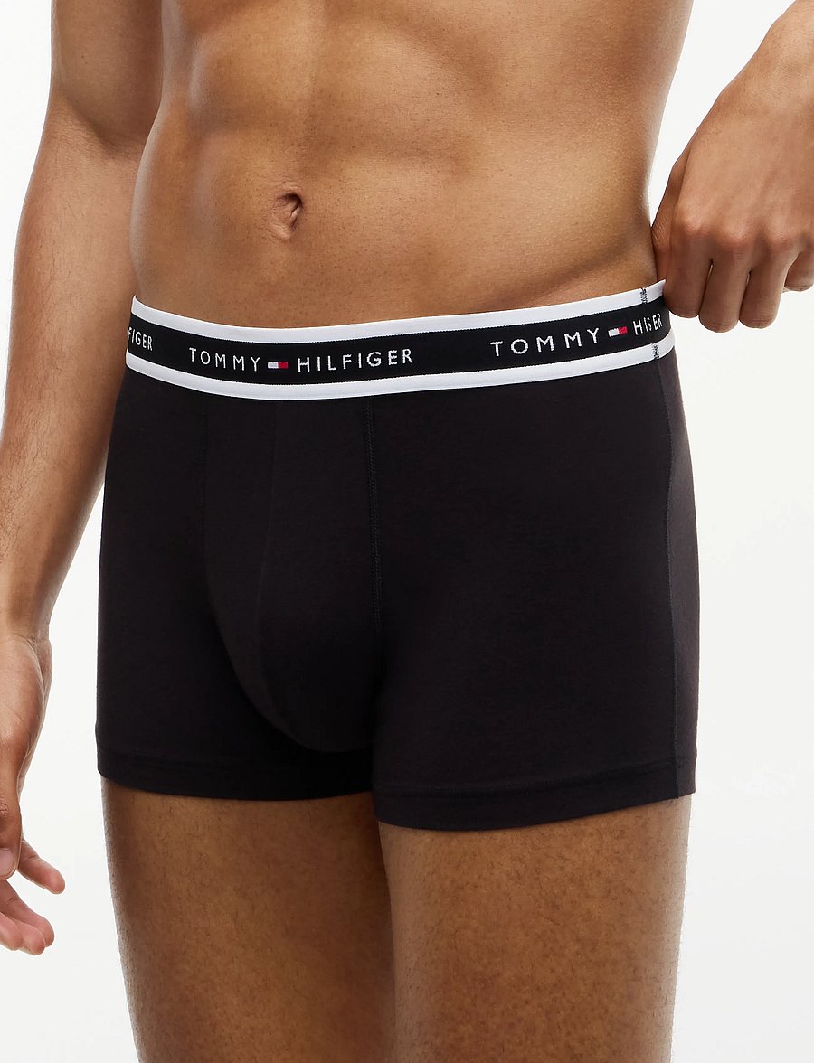 Tommy Hilfiger - 3P TRUNK - boxershorts - black black black - 3