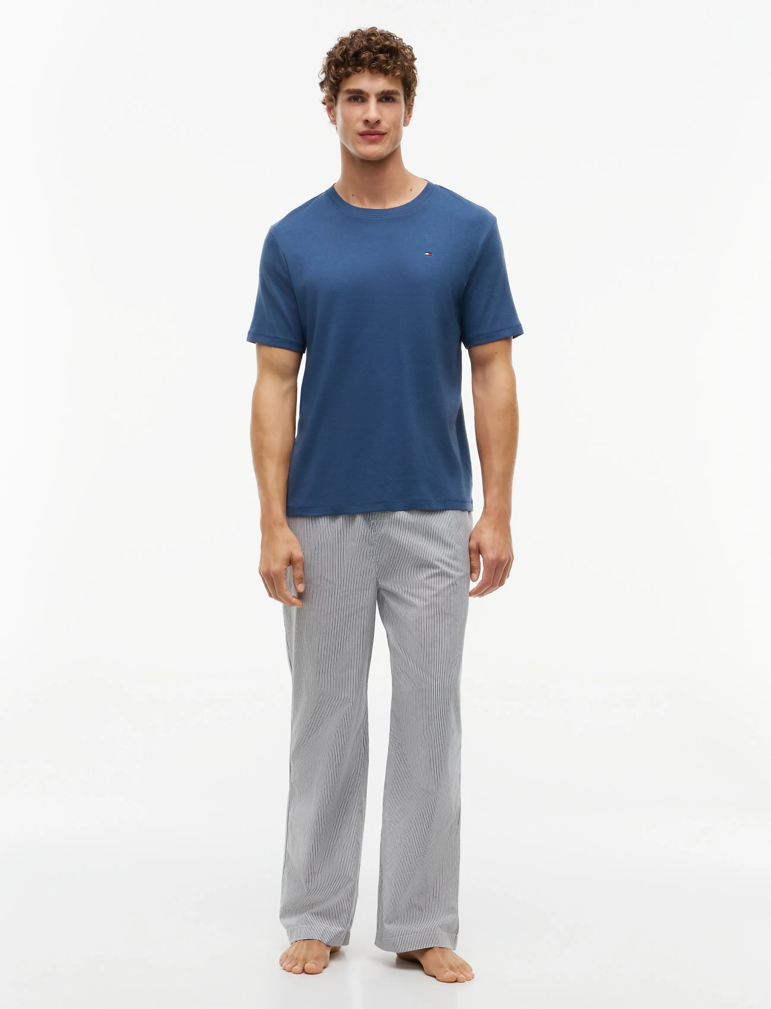 Tommy Hilfiger - SS TEE - pyjama - aegean sea - 4