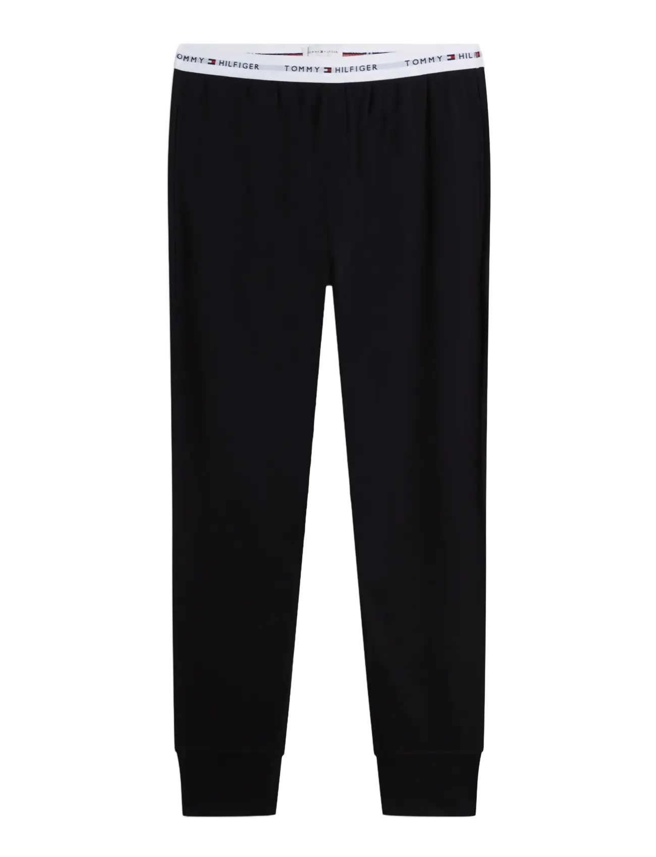 Tommy Hilfiger JERSEY CUFFED PANT - Pyjama - BLACK / black